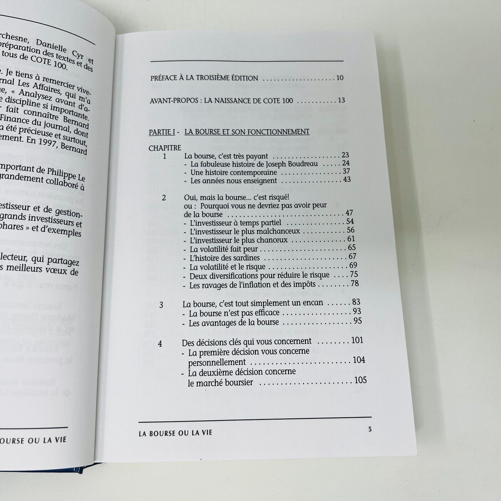 1999 La Bourse ou la Vie Secrets Investisseur 3e Ed Guy Le Blanc/Bernard Mooney