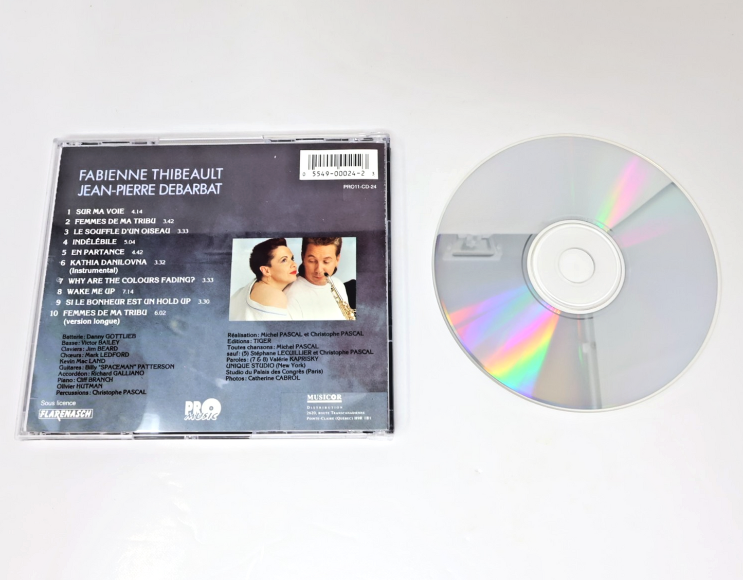 Fabienne Thibeault/Jean-Pierre Debarbat Sur Ma Voie CD En Partance/Indélébile