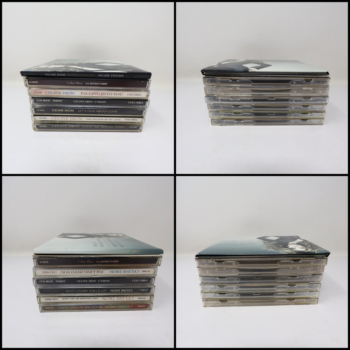 Céline Dion 7 CD Lot Unison/Let's Talk About Love/Falling Into You/Taking Chance