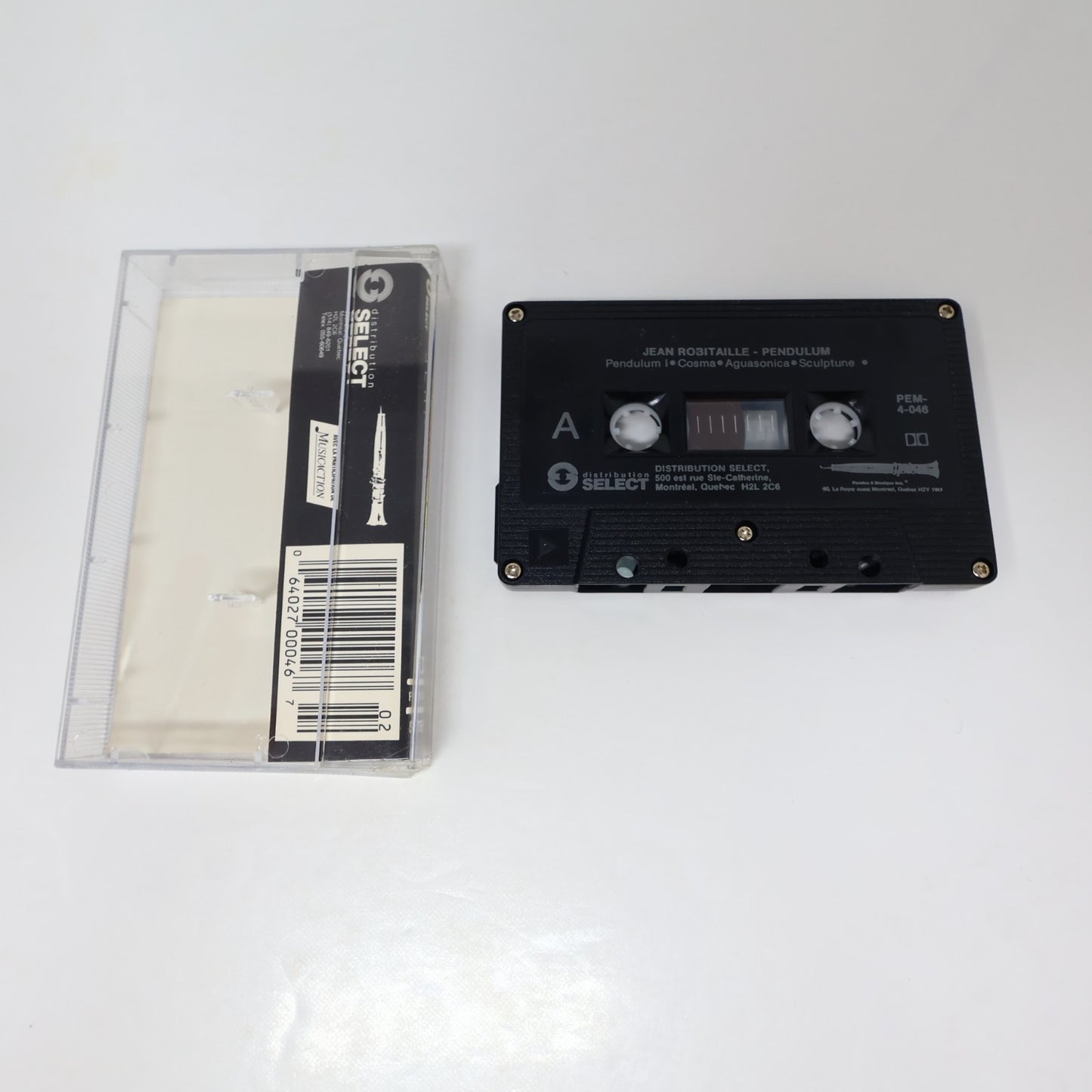 Jean Robitaille Lot 2 Cassettes Pendulum/Un Voyage en Couleur Electro/Jazz/Pop