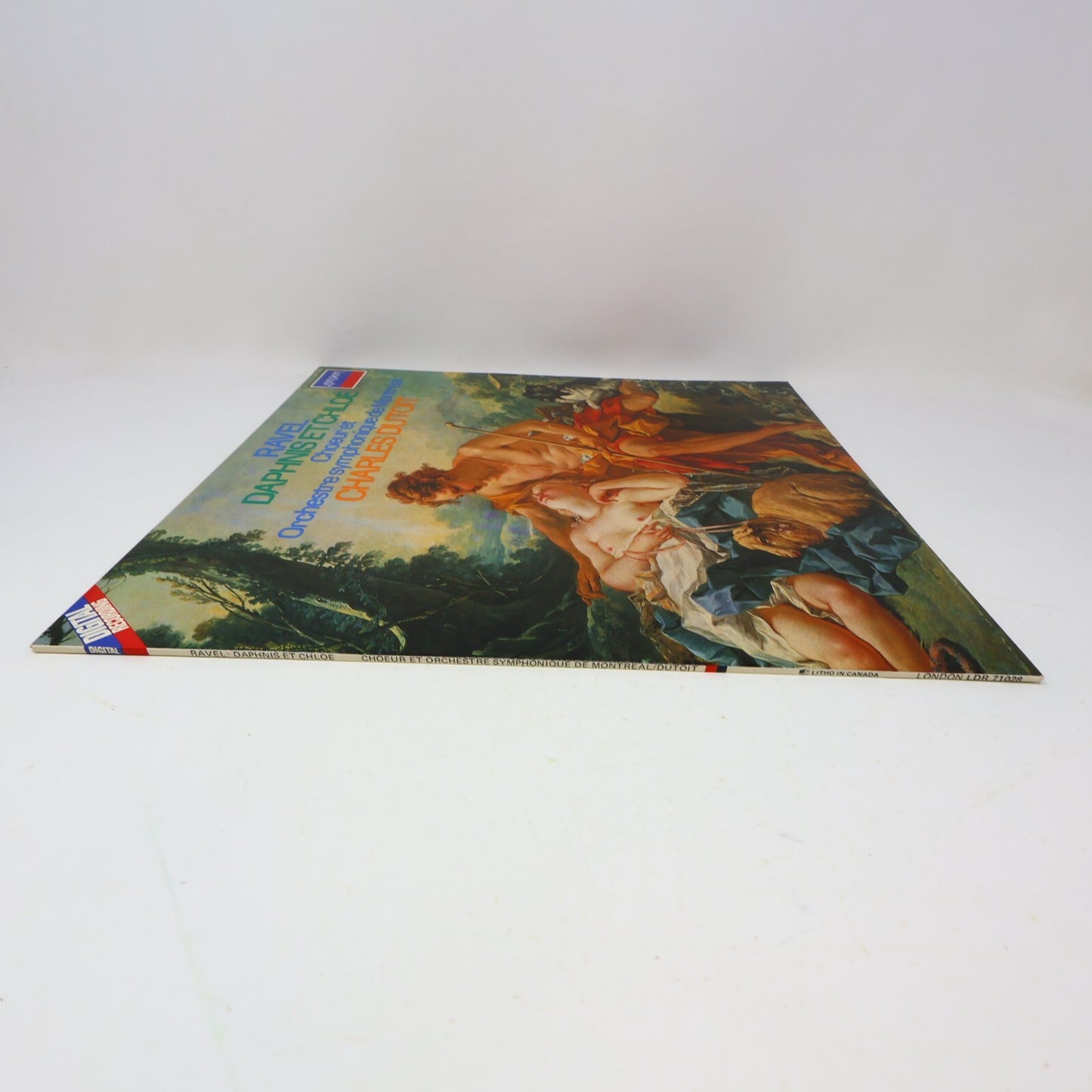 Daphnis Et Chloé Ravel Choeur & OSM Charles Dutoit LP Record Vinyl LDR 71028