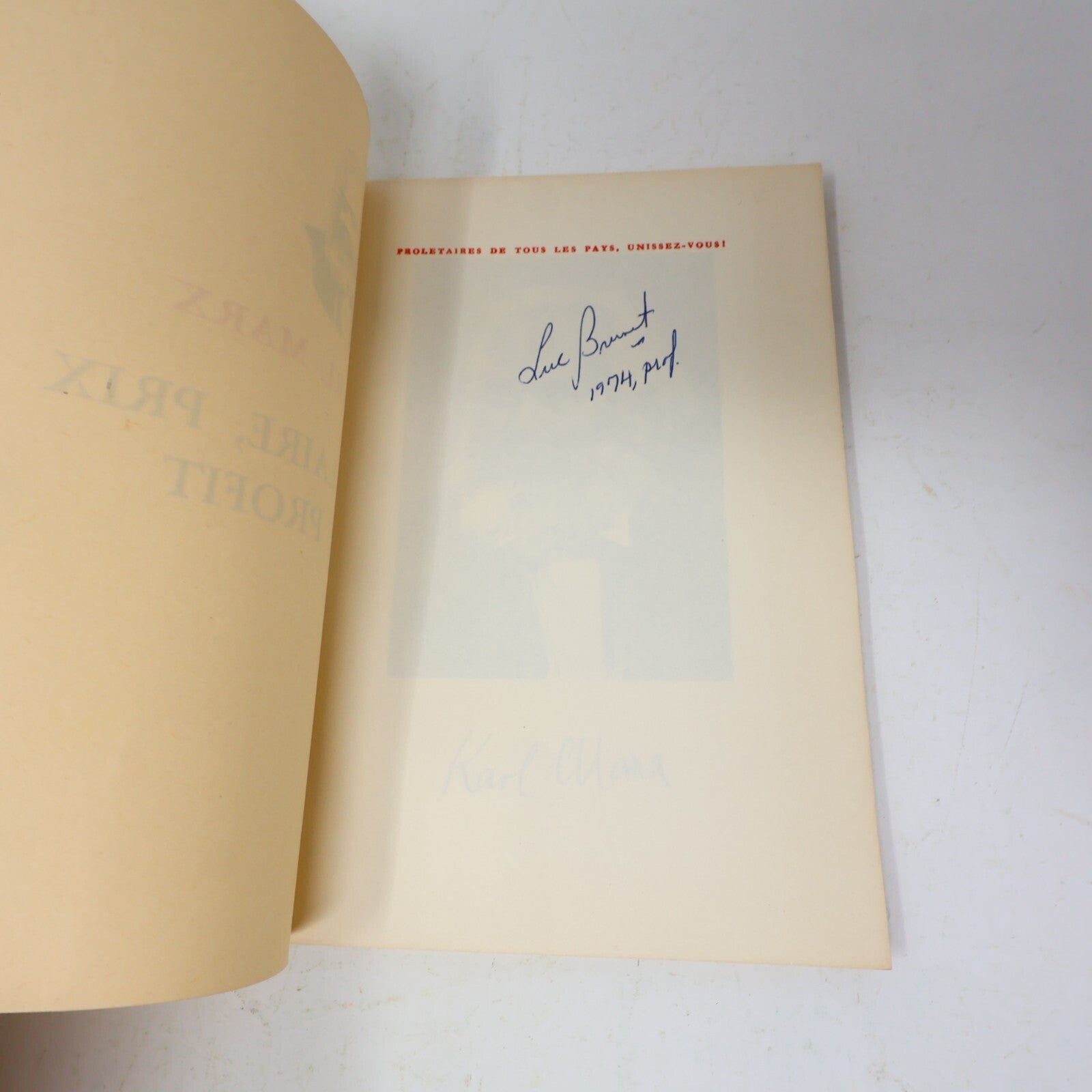 Karl Marx Lot 2 Livres Salaire Prix et Profit/Travail Salarié et Capital 1970 PB