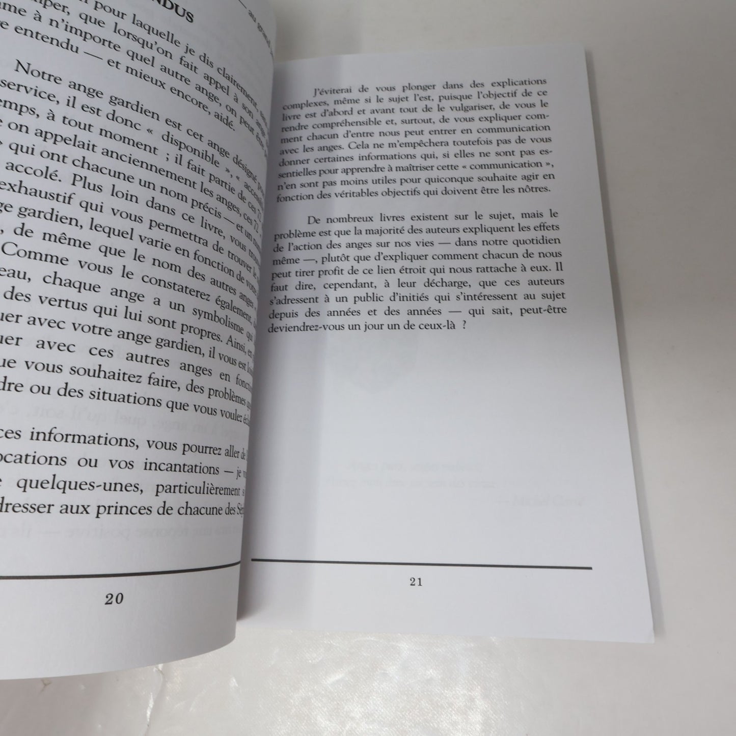 Ésotérisme Spiritualité Anges Lot 8 Livres Français French Virtue/Moore/Warren