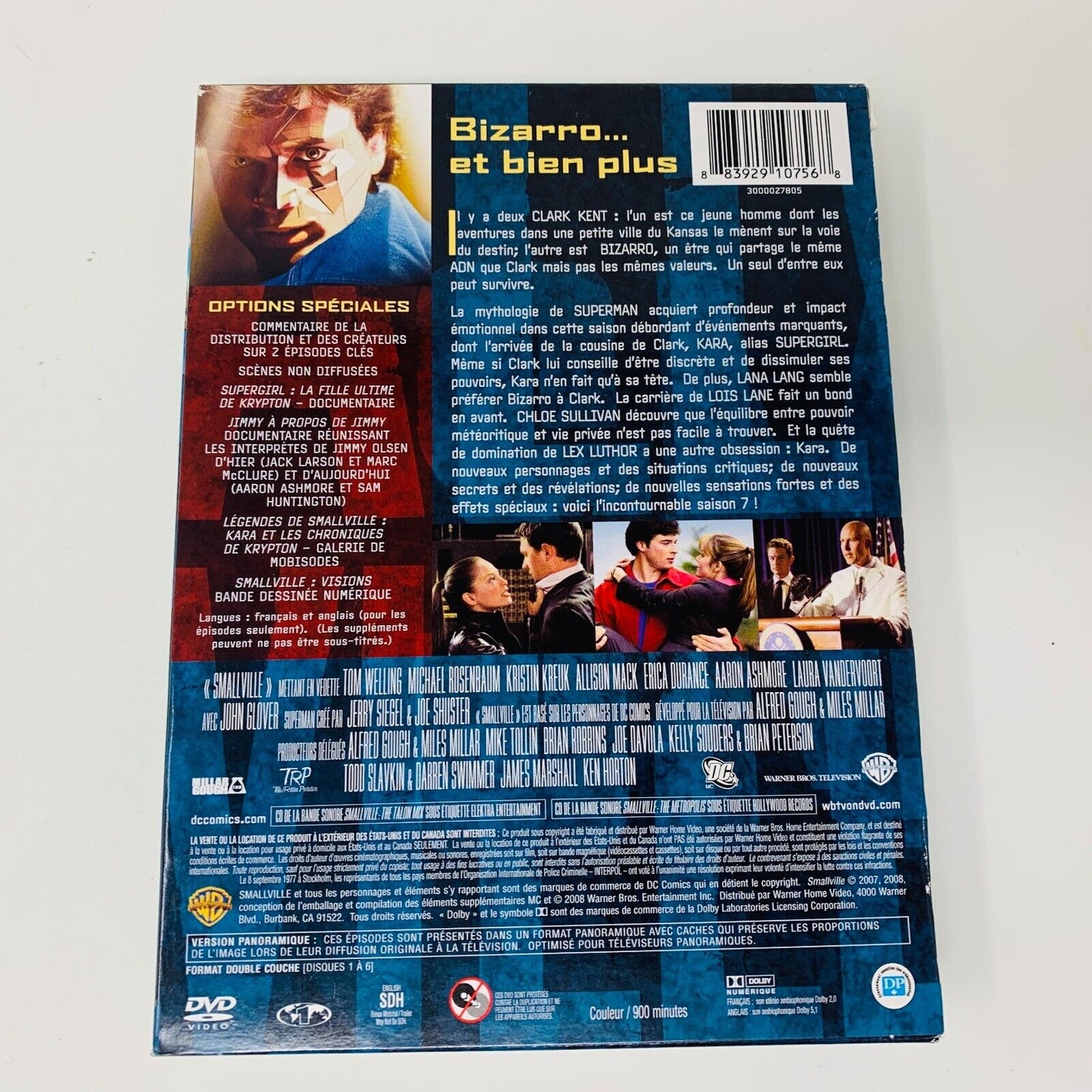 2009 Smallville L'Intégrale de la Septième Saison DVD Testé en Français Region 1