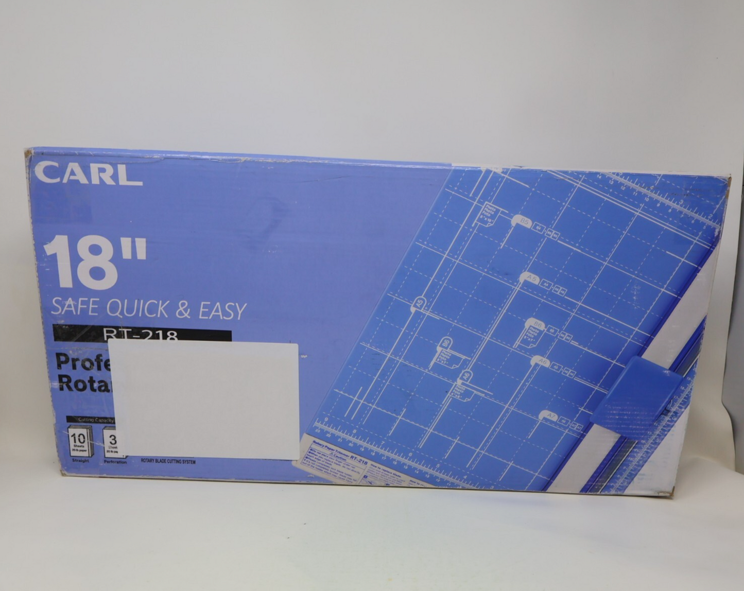CARL Professional Rotary Paper Trimmer 18" RT-218 Used Damaged Box Massicot