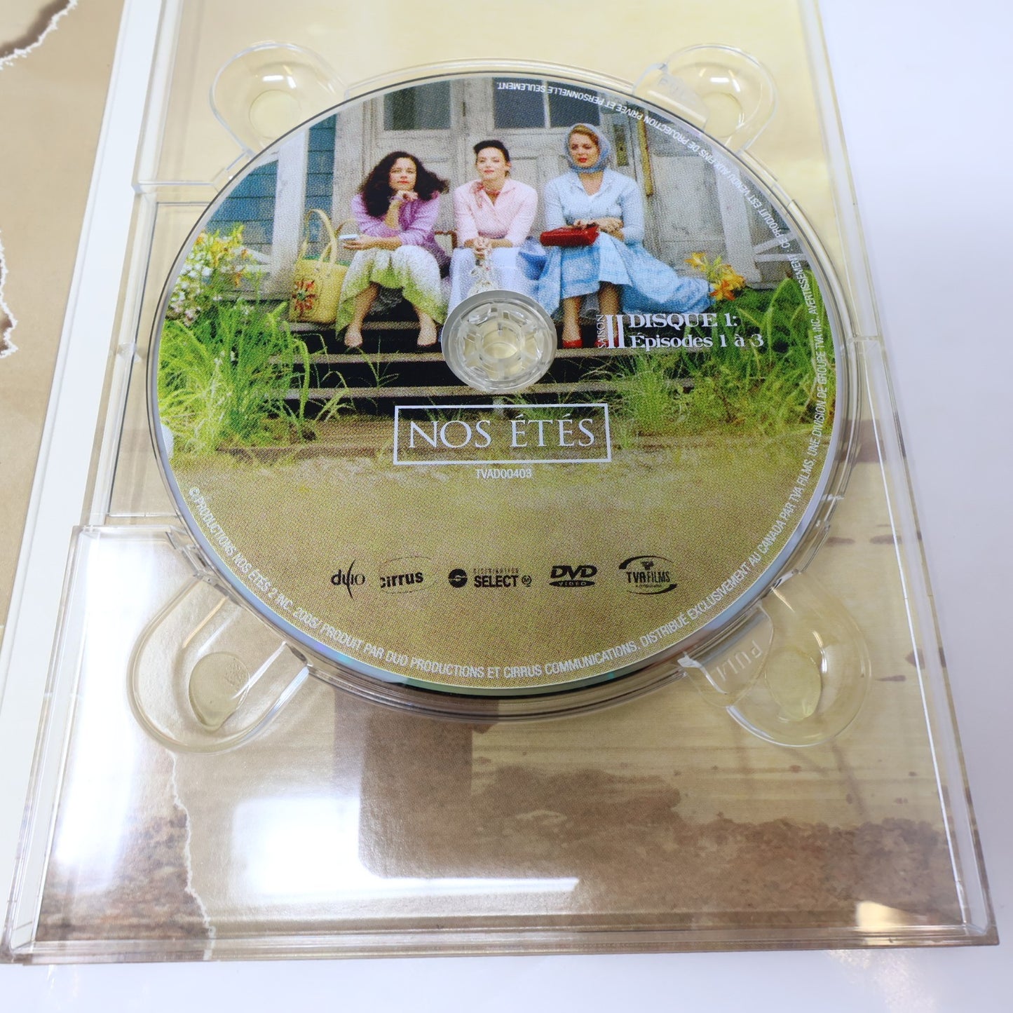 Nos Étés Saison #1-2-3-4 Lot 4 DVD Série Complète Patrick Labbé/Fanny Mallette