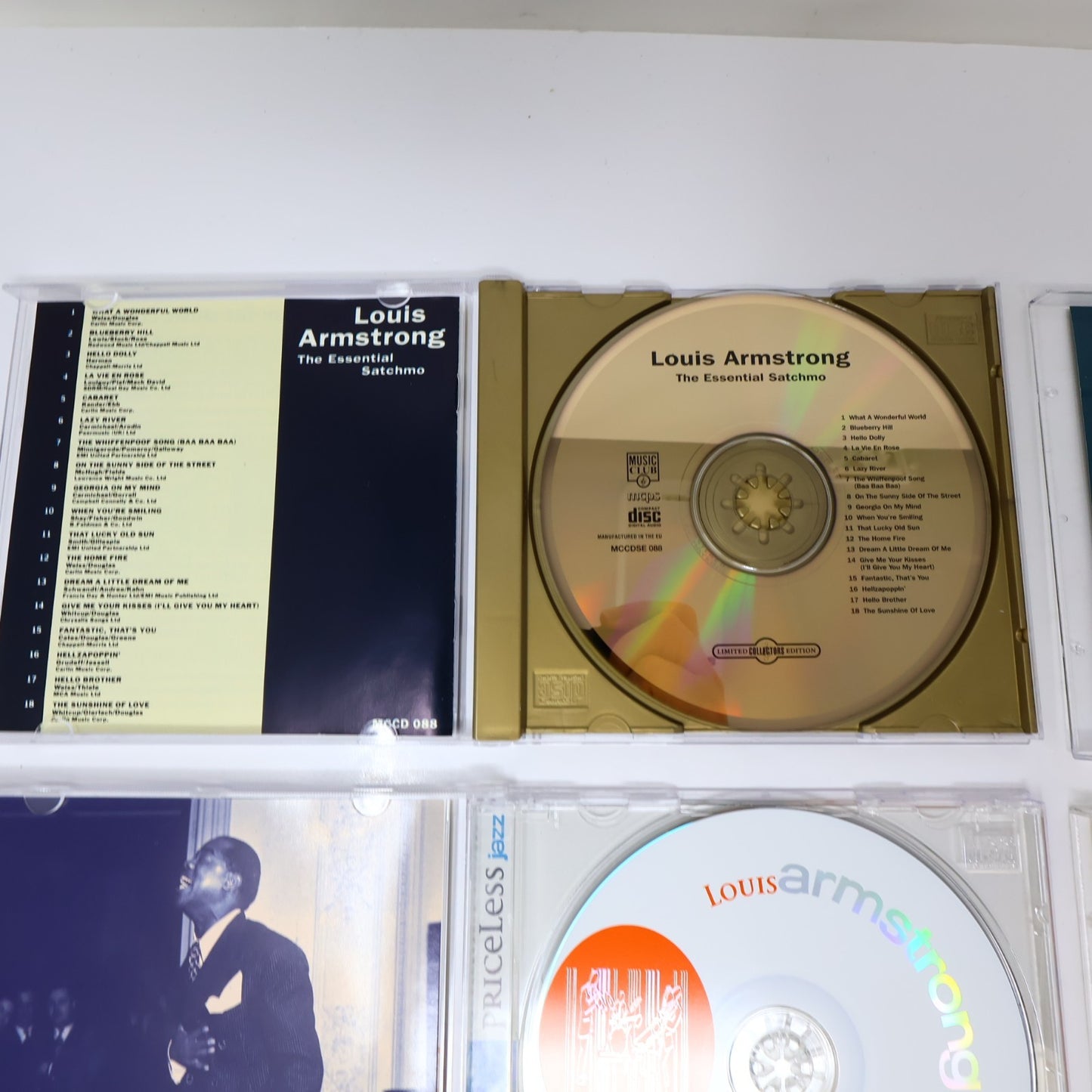 Louis Armstrong 6 CD Lot The Essential Satchmo/Jazz & Blues/An American Icon