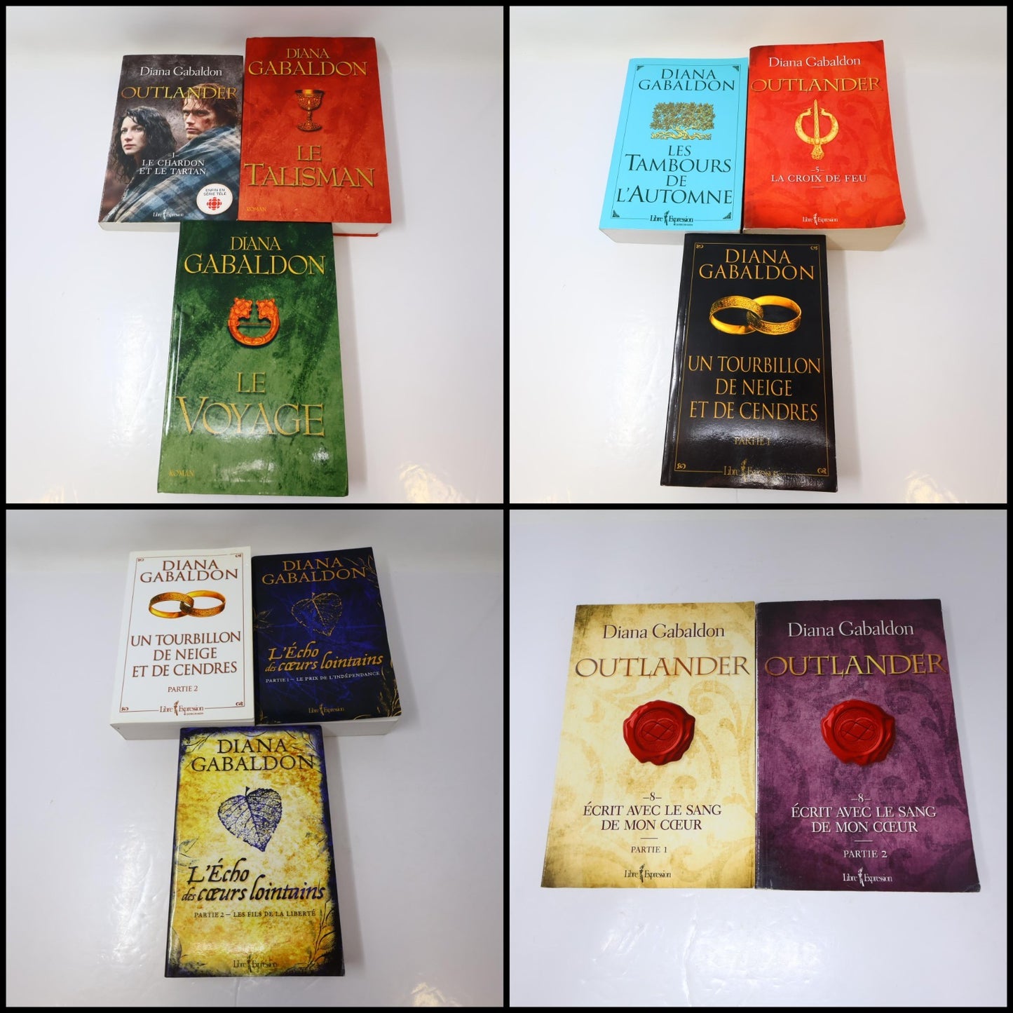 Le Chardon et le Tartan #1-8 Outlander Lot 11 Livres Diana Gabaldon Le Talisman