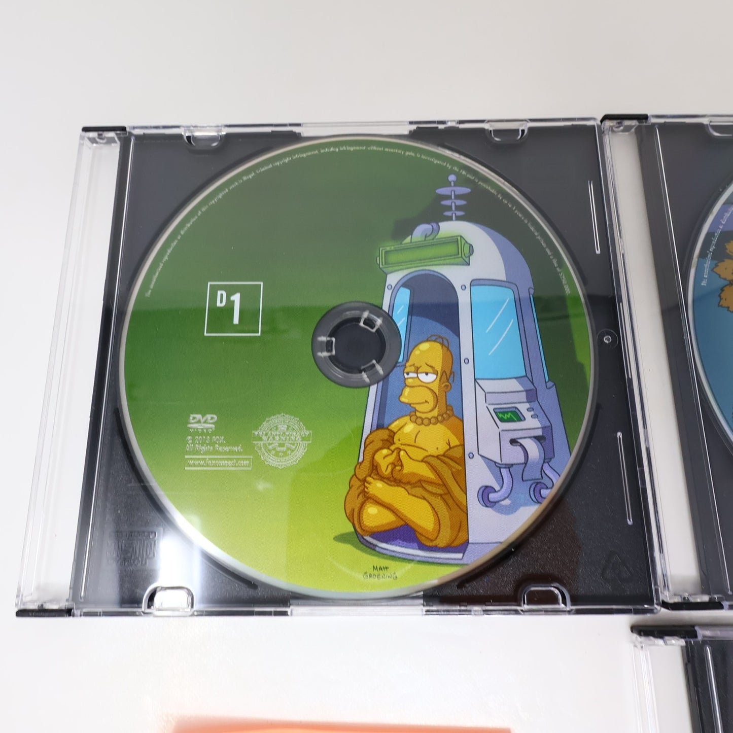 The Simpsons Season 16 DVD Discs 1-2 4 Only Incomplete Missing Disc 3 & Box NTSC