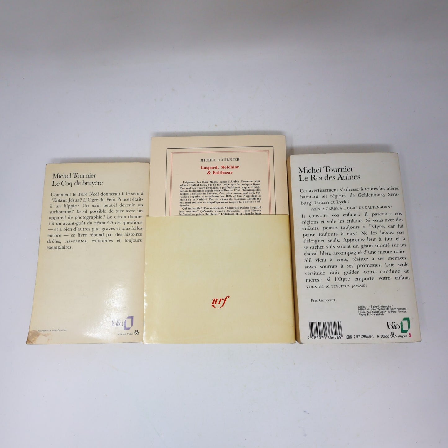 Michel Tournier Lot 3 Livres Gaspard Melchior & Balthazar/Roi des Aulnes French