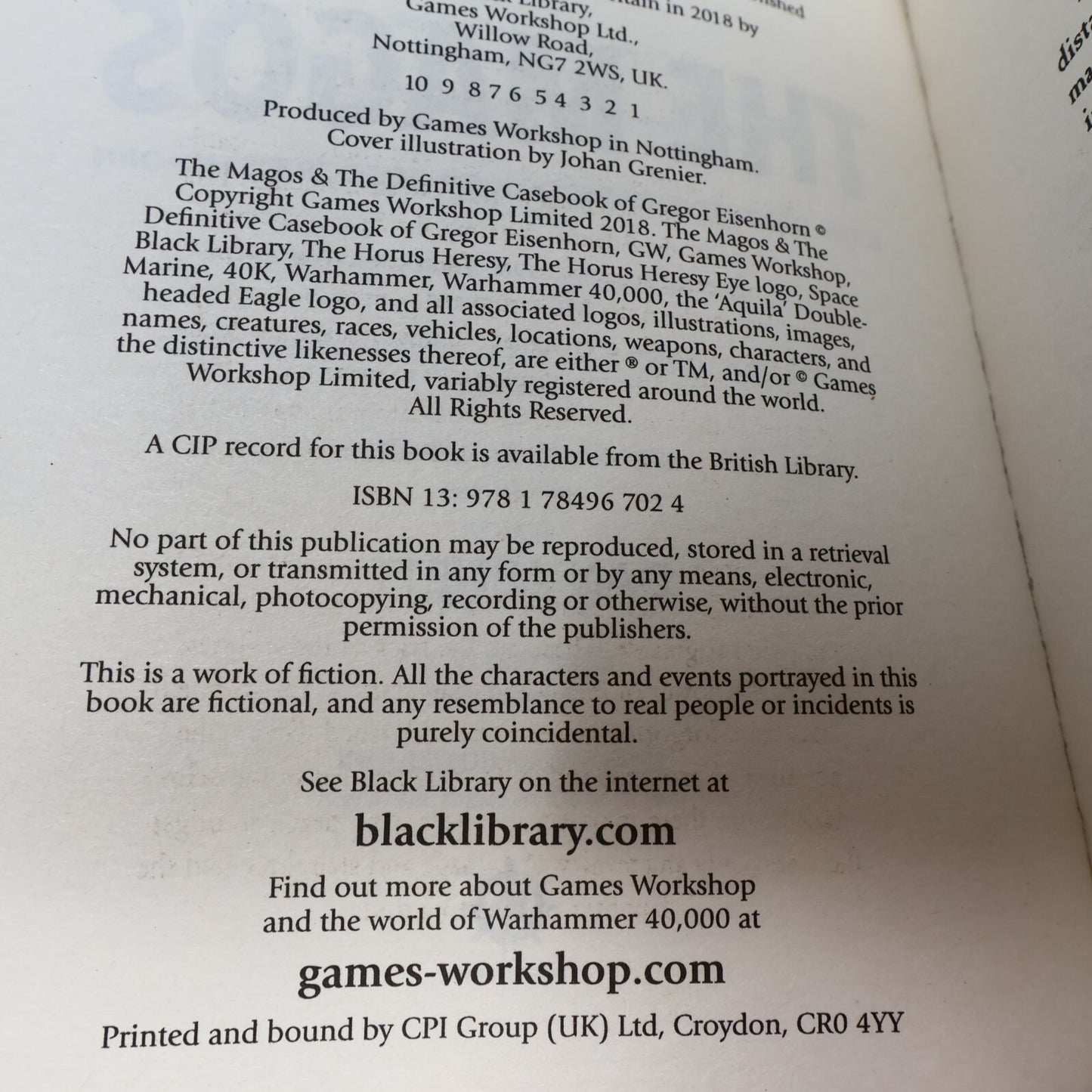 The Magos/Definitive Casebook of Gregor Eisenhorn Dan Abnett Warhammer 40,000 PB