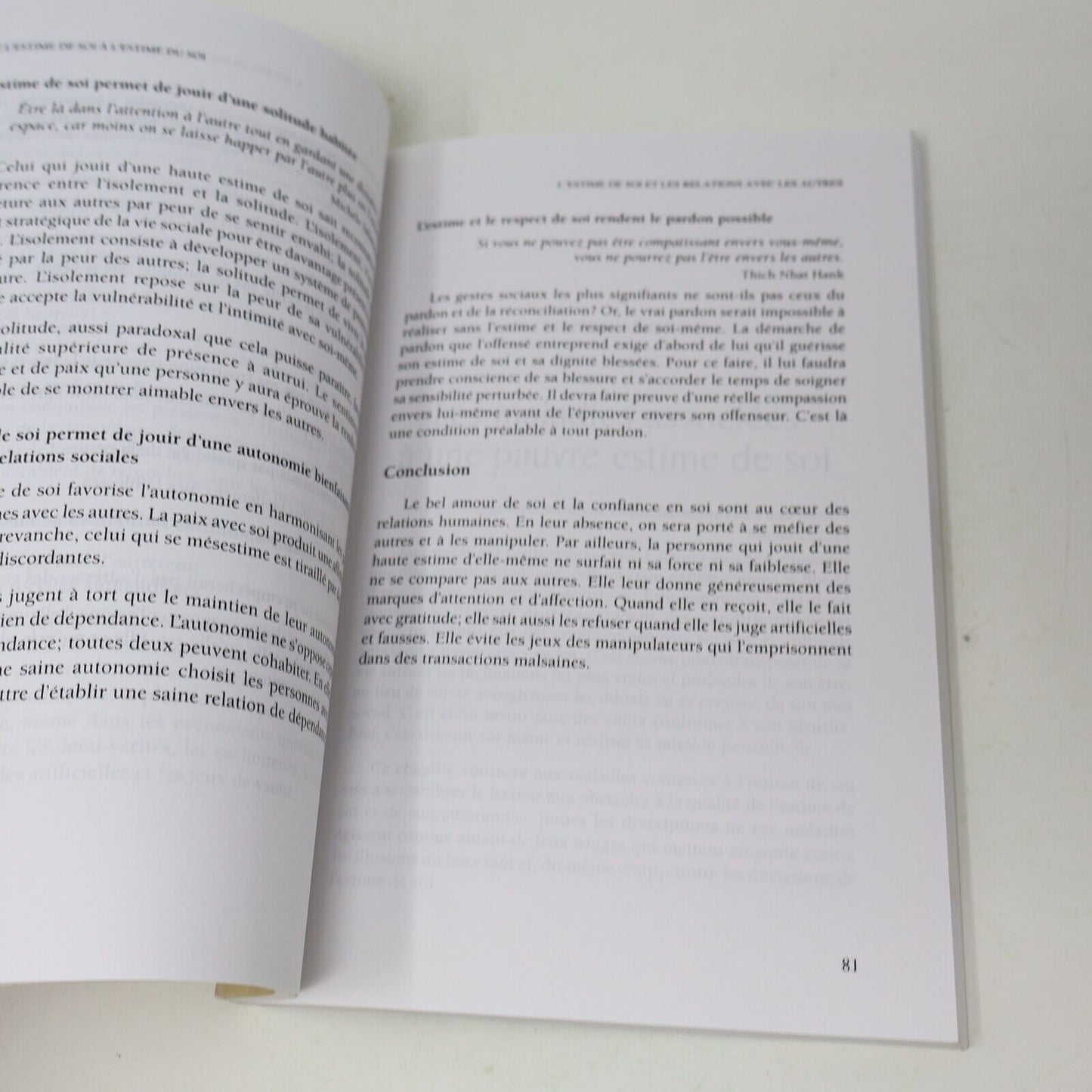 2002 De l'Estime de Soi à l'Estime du Soi de Jean Monbourquette Psychologie PB