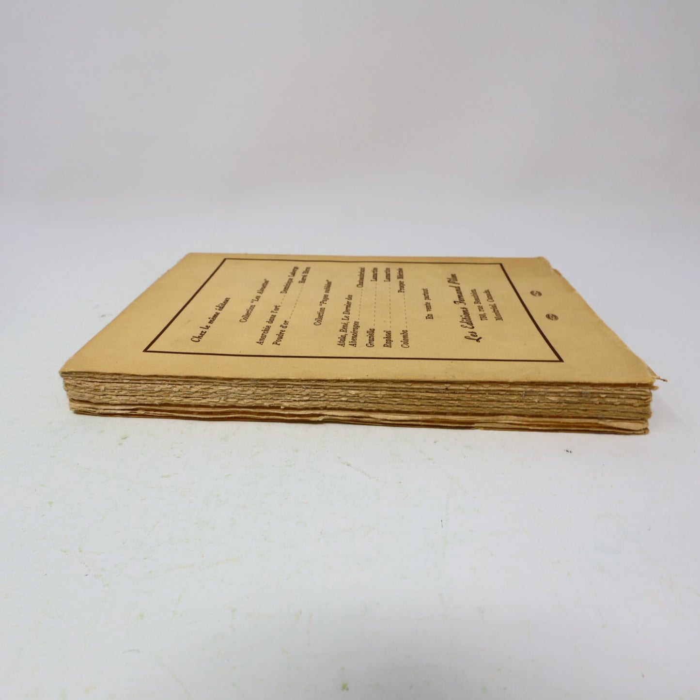 Colomba Prosper Mérimée Éditions Fernand Pilon Vintage Littérature Roman Livre