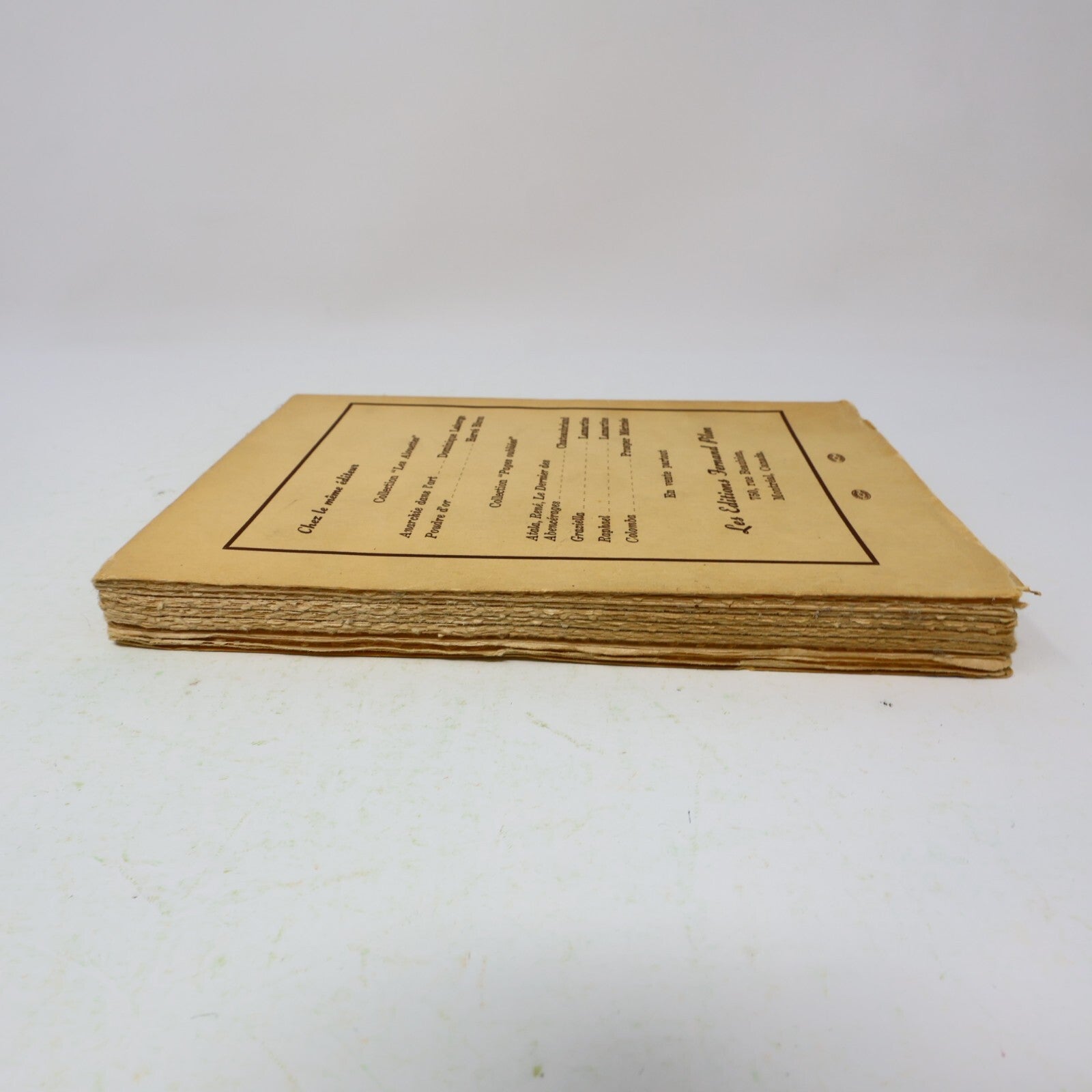 Colomba Prosper Mérimée Éditions Fernand Pilon Vintage Littérature Roman Livre