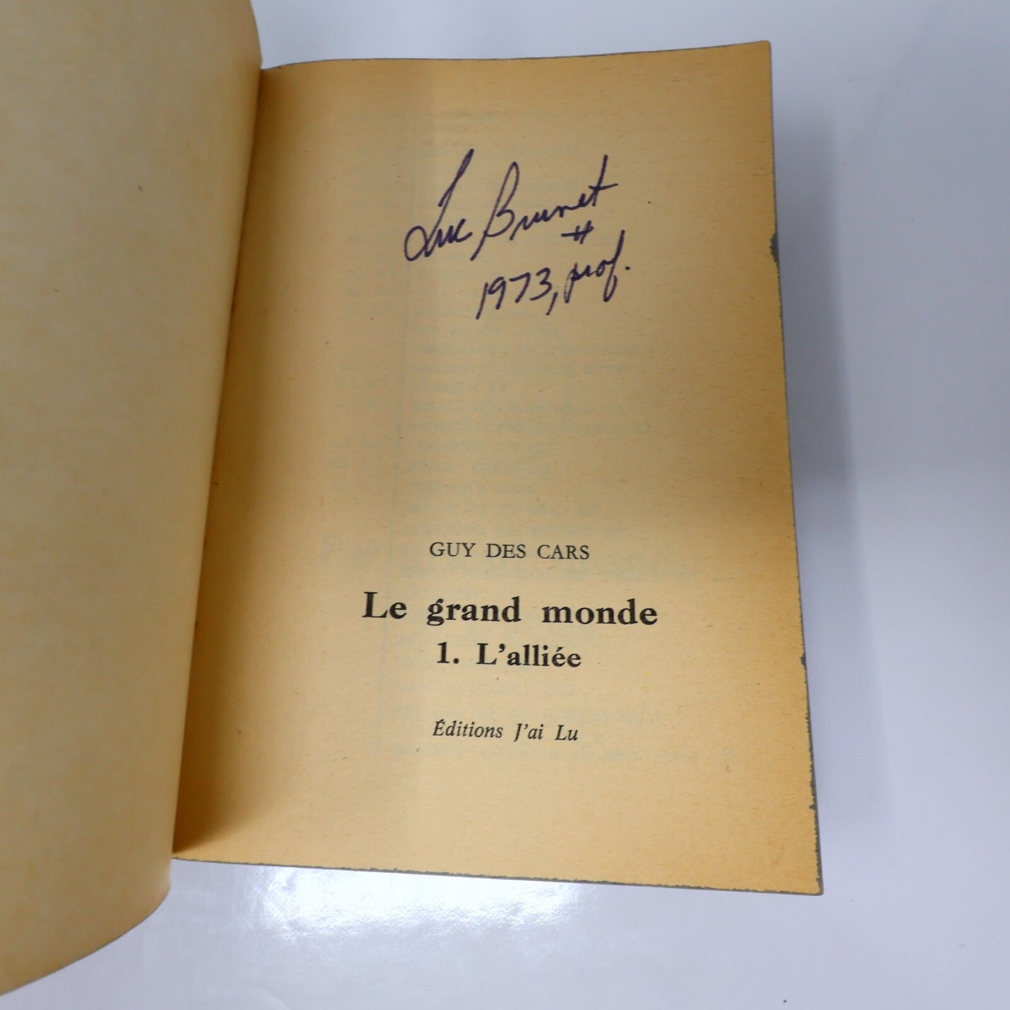Guy des Cars Lot 8 Livres J'ai Lu Sang d'Afrique/Grand Monde/Corruptrice Romance