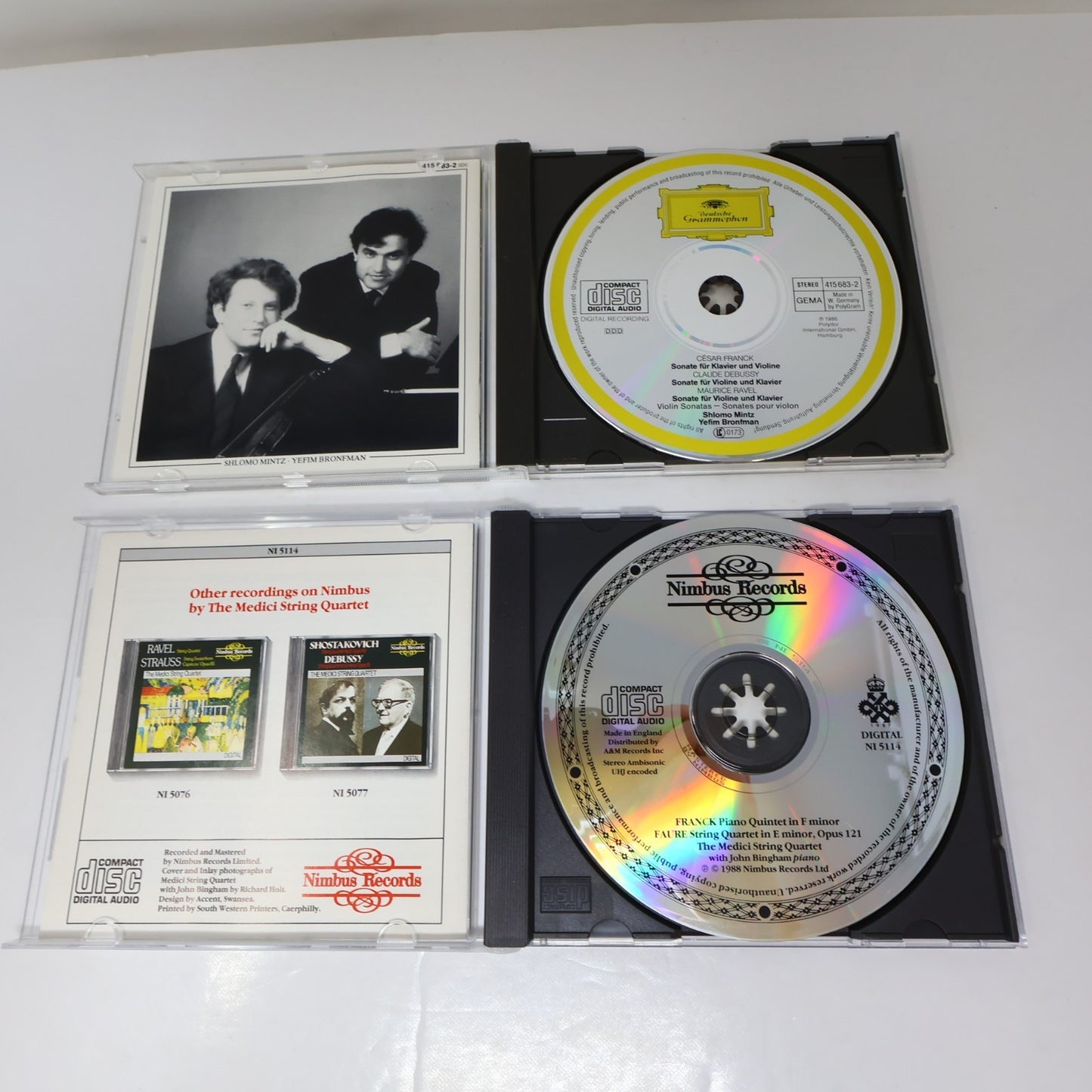 César Franck 5 CD Lot Classical Murray Perahia/Dutoit/Thibaudet/Bingham/Mintz