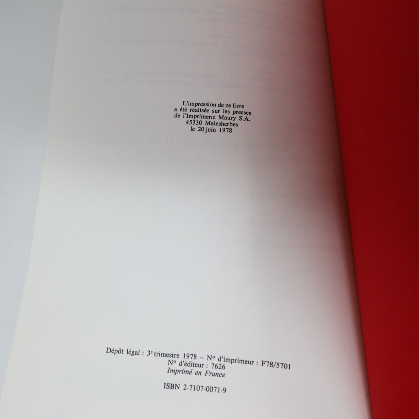 Les Grandes Découvertes de la Psychanalyse L'Œdipe un Complexe Universel 1978 HC
