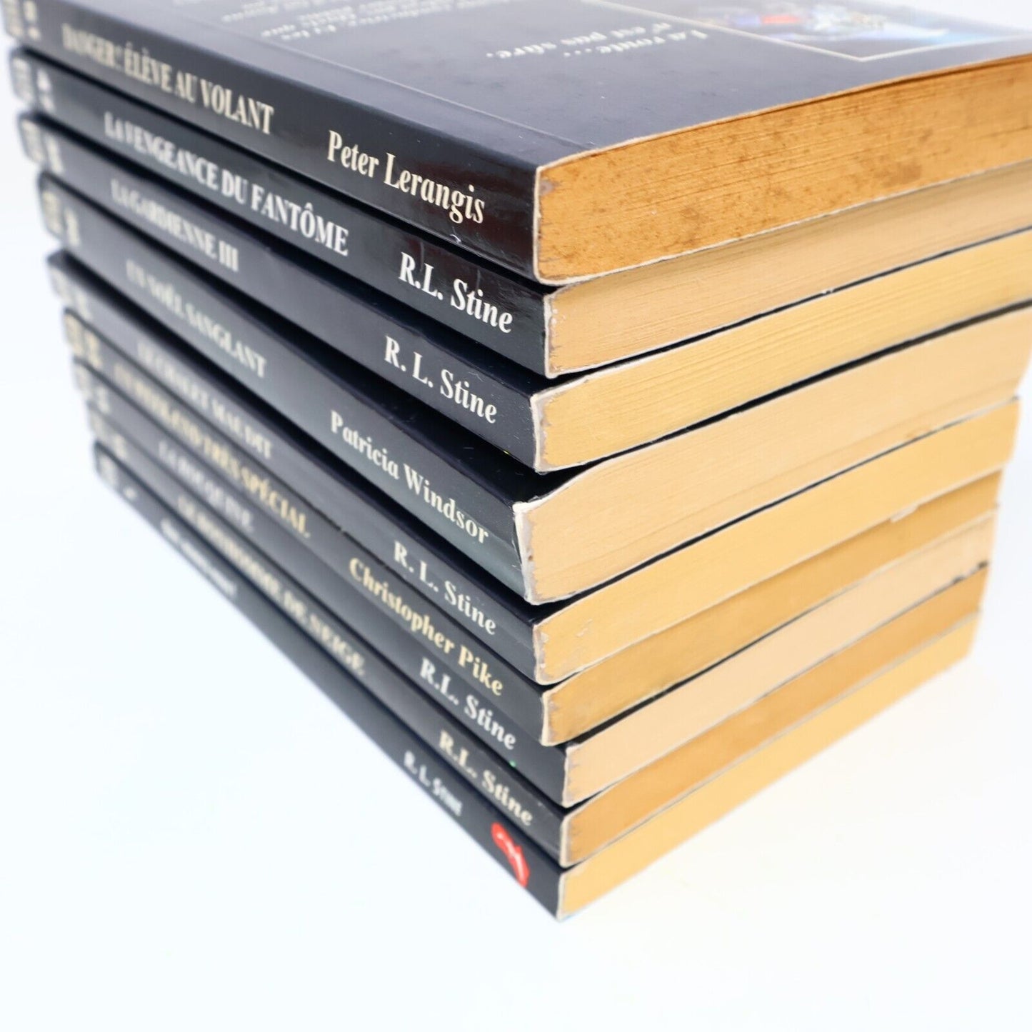 Lot 9 Livres Frissons Stine/Lerangis/Pike EH Français French La Gardienne Ados