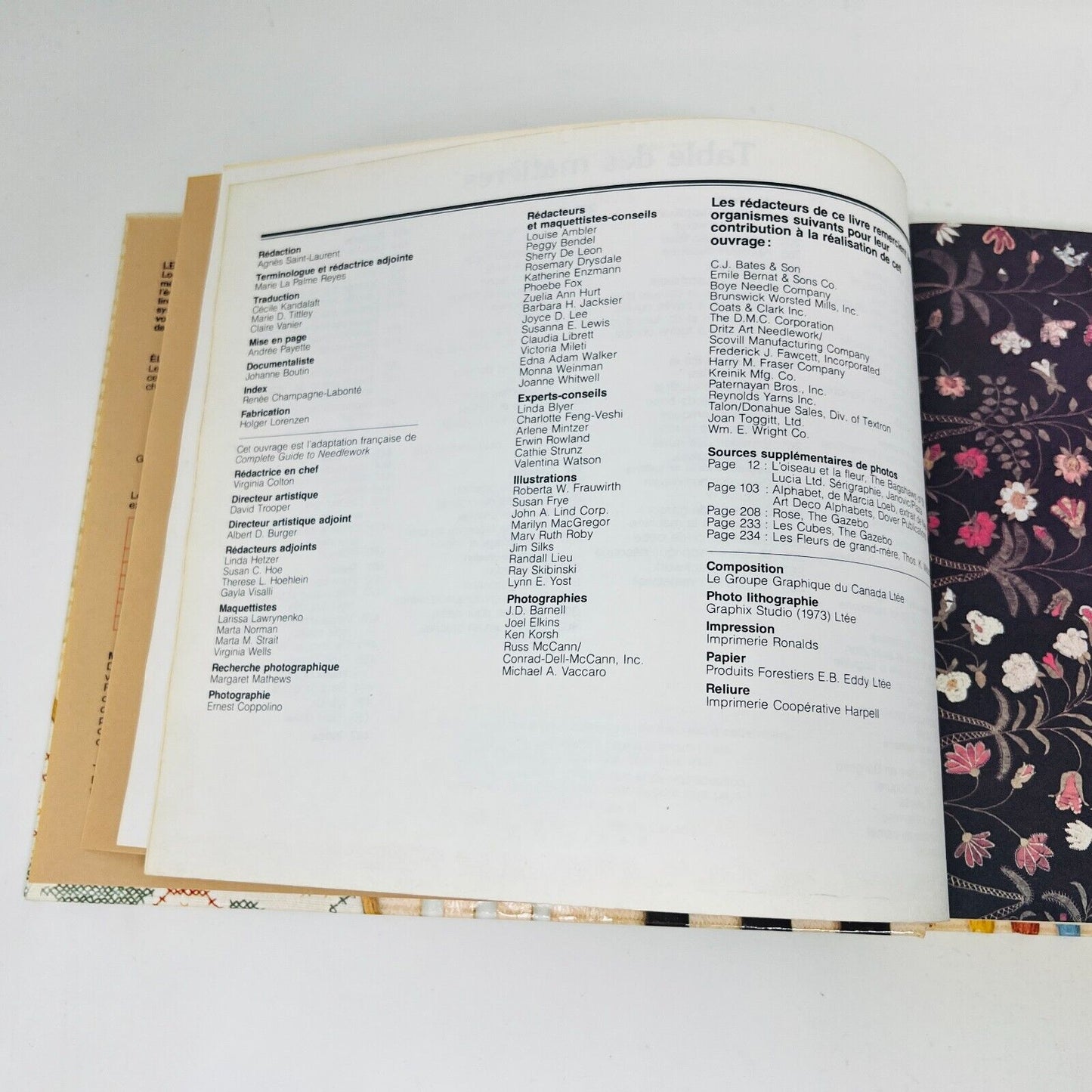 1981 Guide Complet des Travaux à l'Aiguille Couture Sélection du Reader's Digest