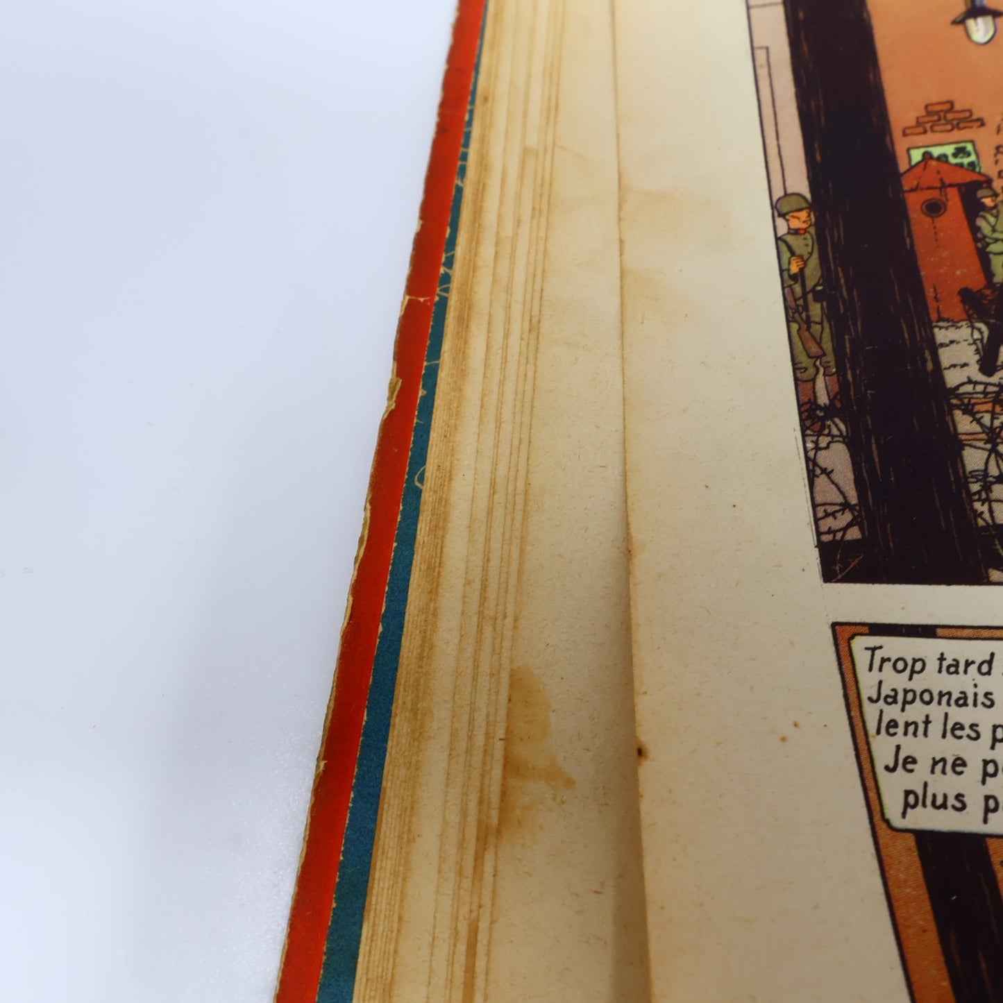 Tintin Le Lotus Bleu Hergé Casterman 1951 B5 Bande Dessinée Français/French HC