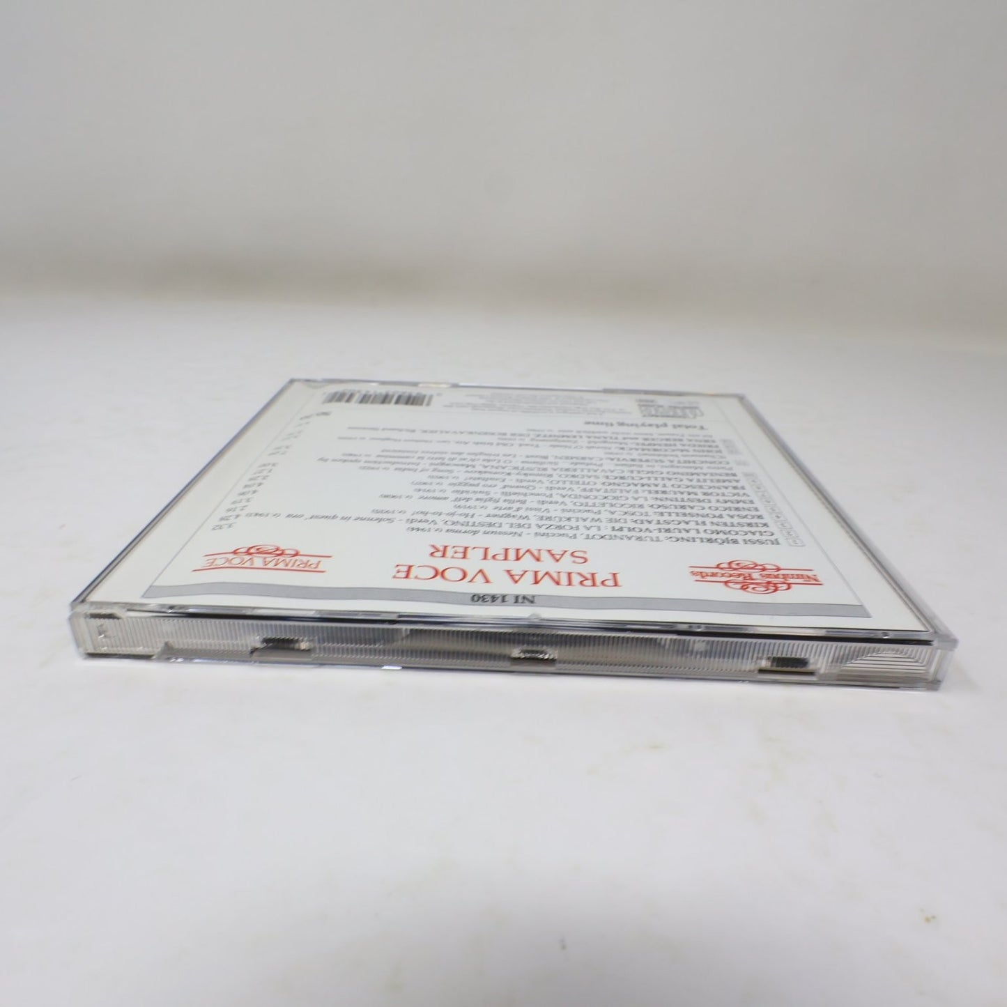Nimbus Records Prima Voce Sampler CD 1994 Classical Vocal Compilation