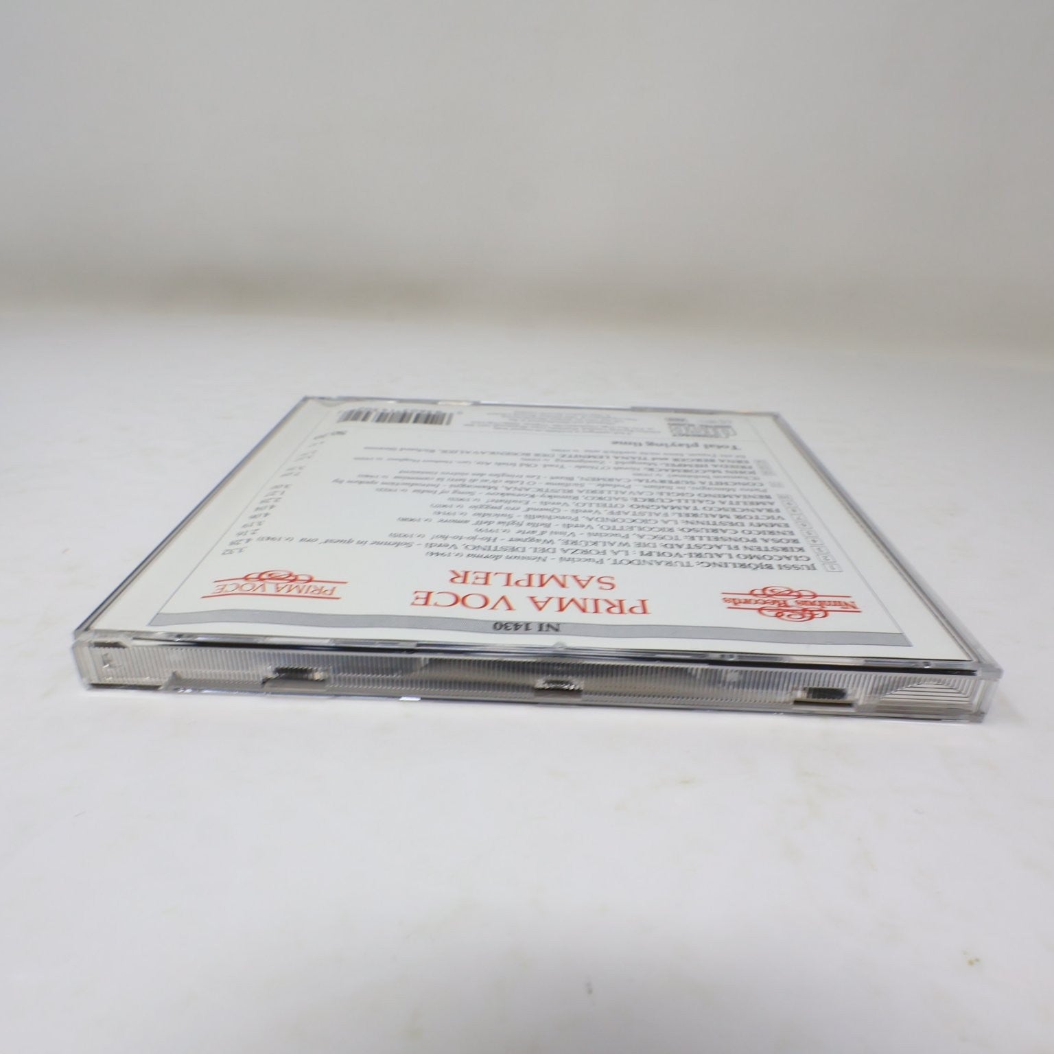 Nimbus Records Prima Voce Sampler CD 1994 Classical Vocal Compilation