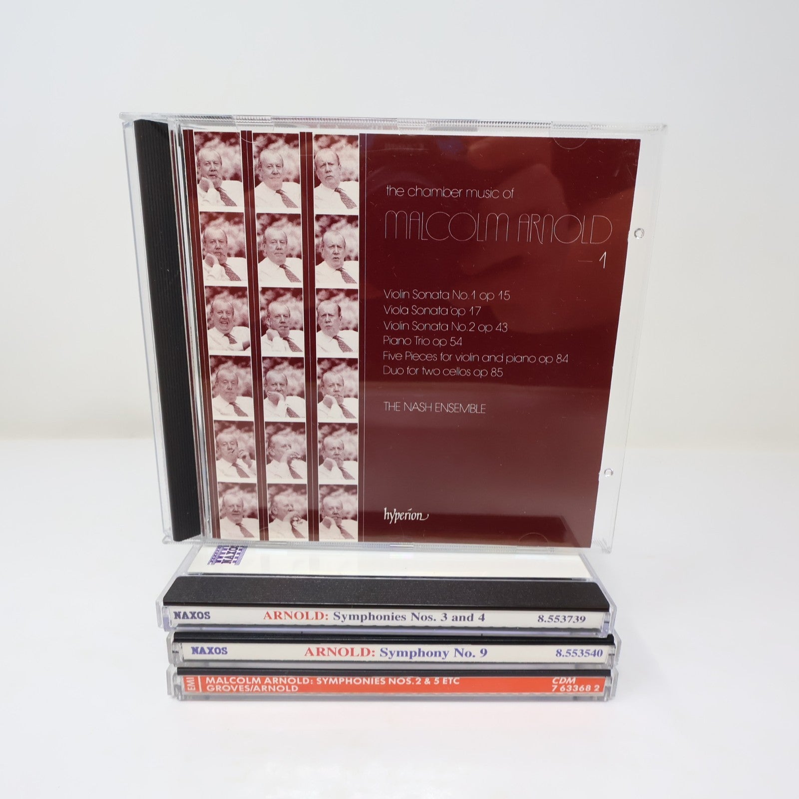 Sir Malcolm Arnold 4 CD Lot Symphony #2-3-4-5 9/Chamber Music 1 Classical 80-90s