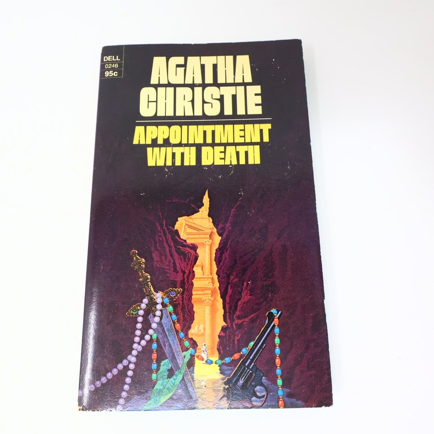 1975 Appointment With Death Agatha Christie Dell Mystery Crime Hercule Poirot PB