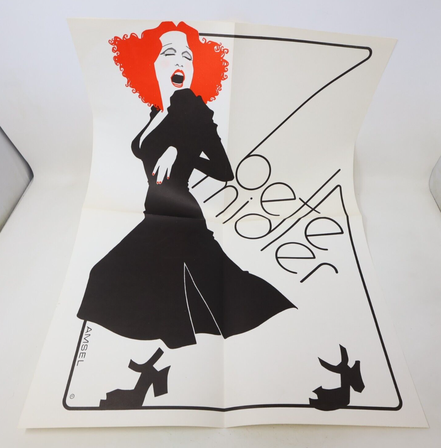 Bette Midler Self Titled LP Record Vinyl SD 7270 Atlantic Canada Poster Included
