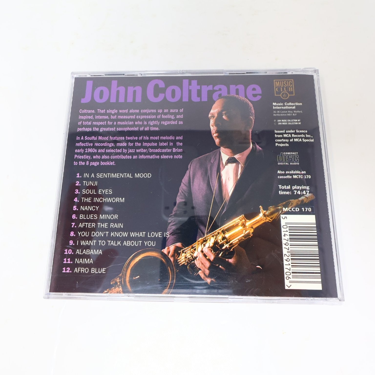 John Coltrane 4 CD Lot Retrospective The Impulse! Years/Blue Trane/Gentle Side
