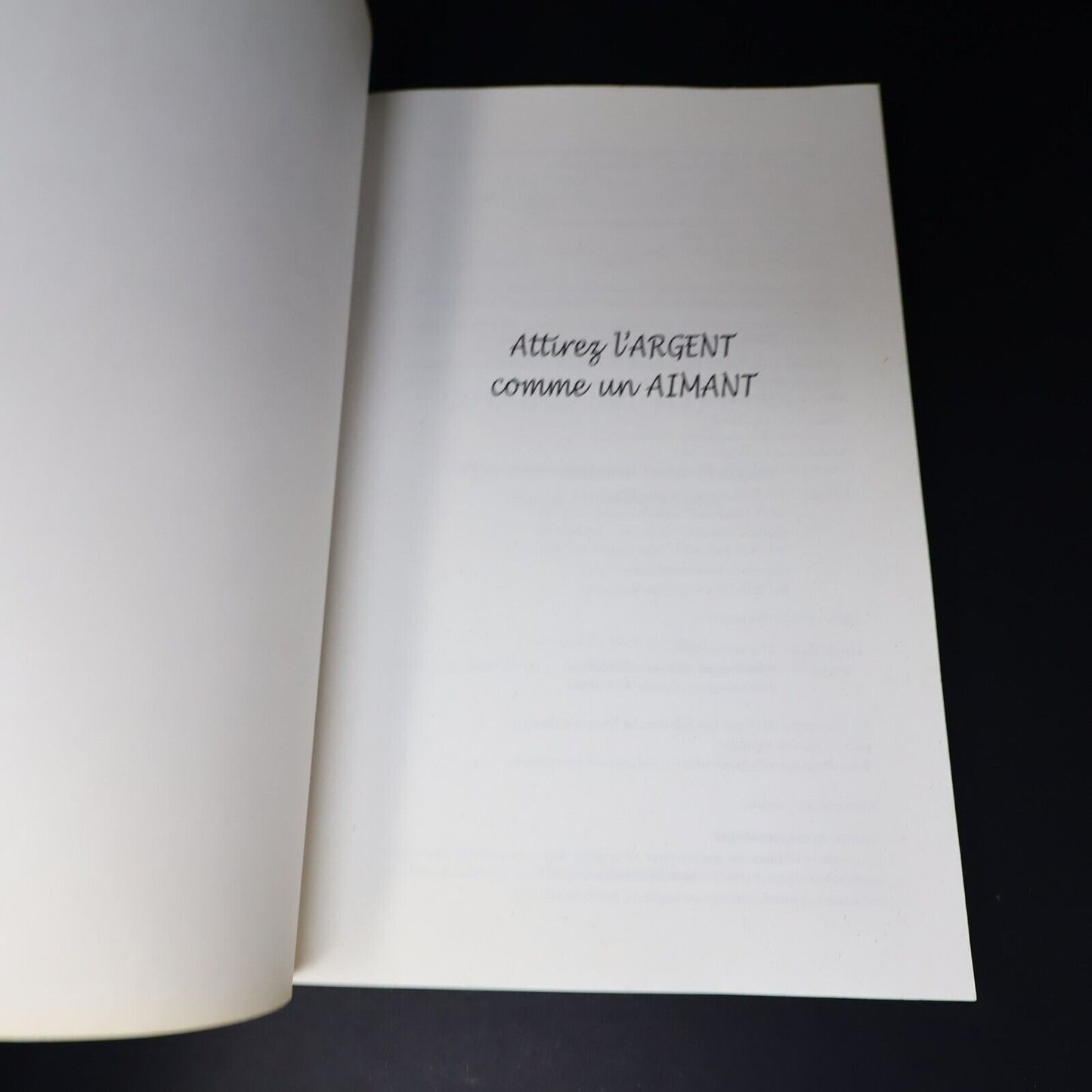 2011 Attirez l'Argent Comme un Aimant Affaires de Marie-Claire Carlyle Finance
