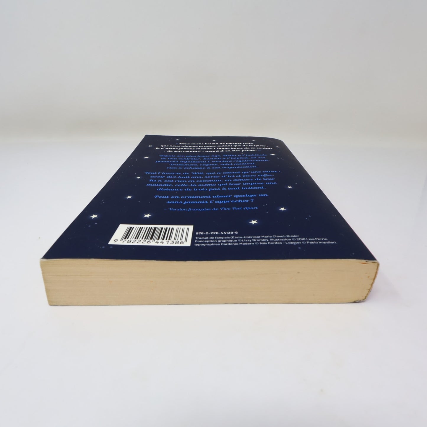 À Cinq Pieds de Toi Rachael Lippincott Albin Michel 2019 PB Français French Book