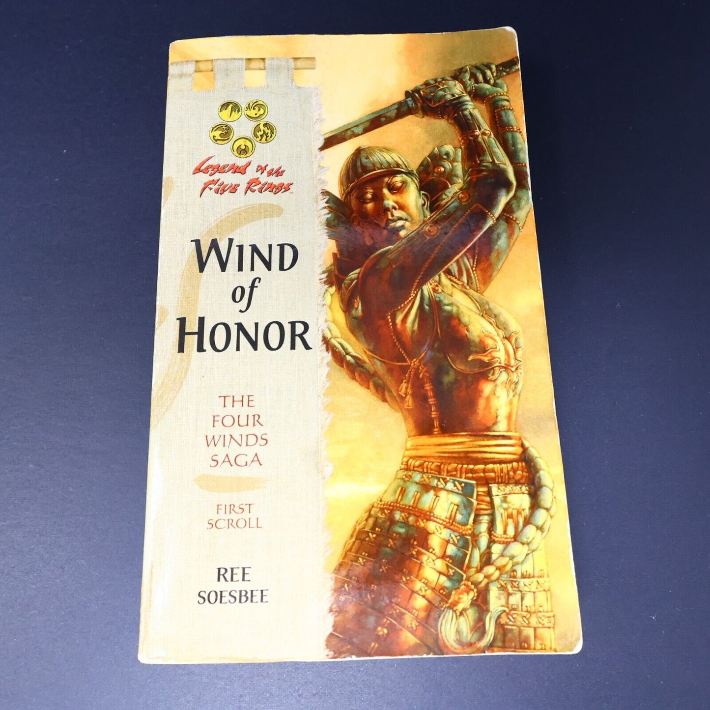 Lot 3 Books The Four Winds Saga #1 3-4 Soesbee/Wulf Legend of the Five Rings WOC