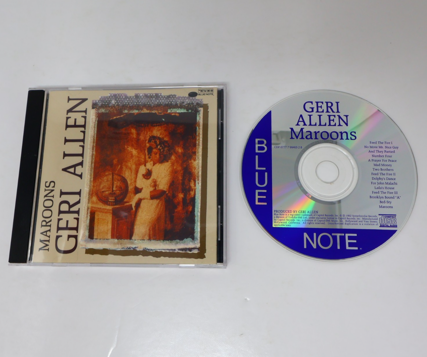 Geri Allen Maroons CD Blue Note No More Mr. Nice Guy/And They Partied/Mad Money
