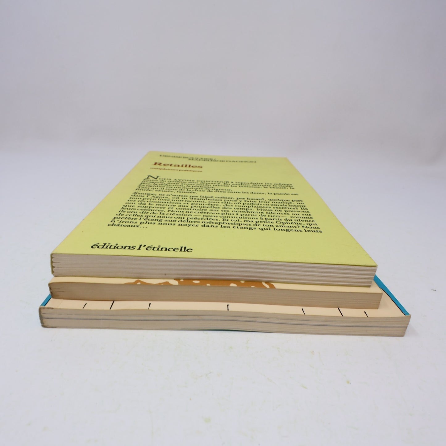 Denise Boucher Lot 3 Livres Cyprine/Retailles/Les Fées ont Soif Théâtre Poésie