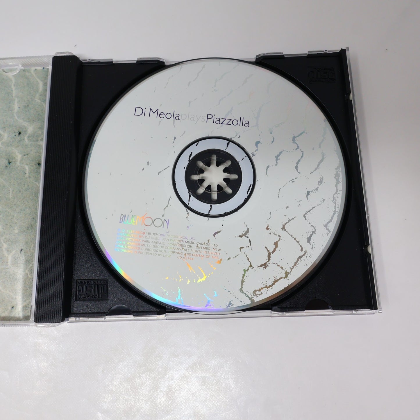 Al Di Meola Plays Piazzolla CD 92744 Bluemoon 1996 Jazz/Fusion Oblivion