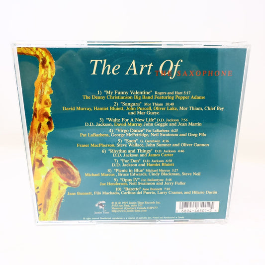 The Art Of The Saxophone CD 1997 Jazz Justin Time Records Canada