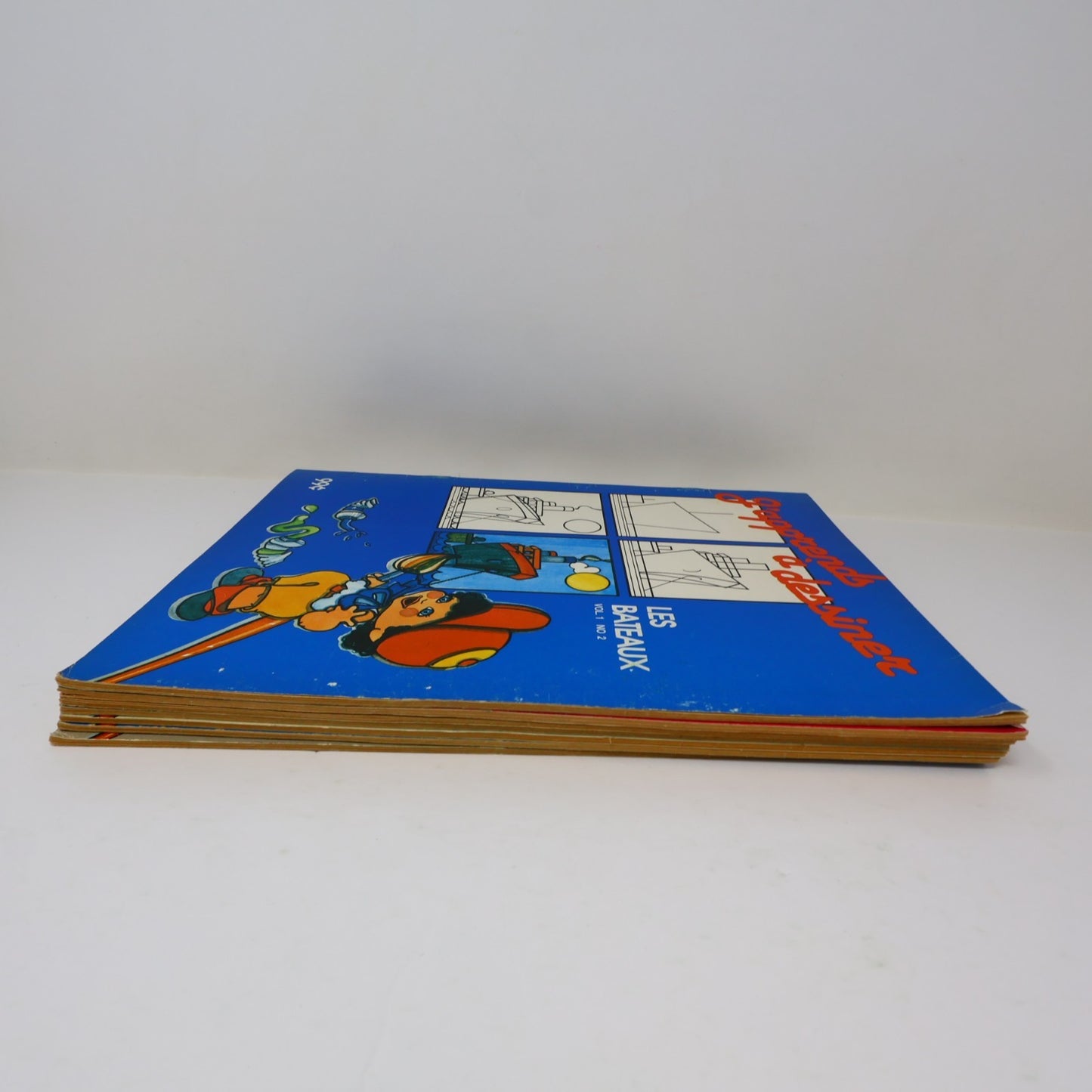 J'Apprends à Dessiner Lot 7 Livres à Colorier Québec Agenda Poissons/Espace 1984