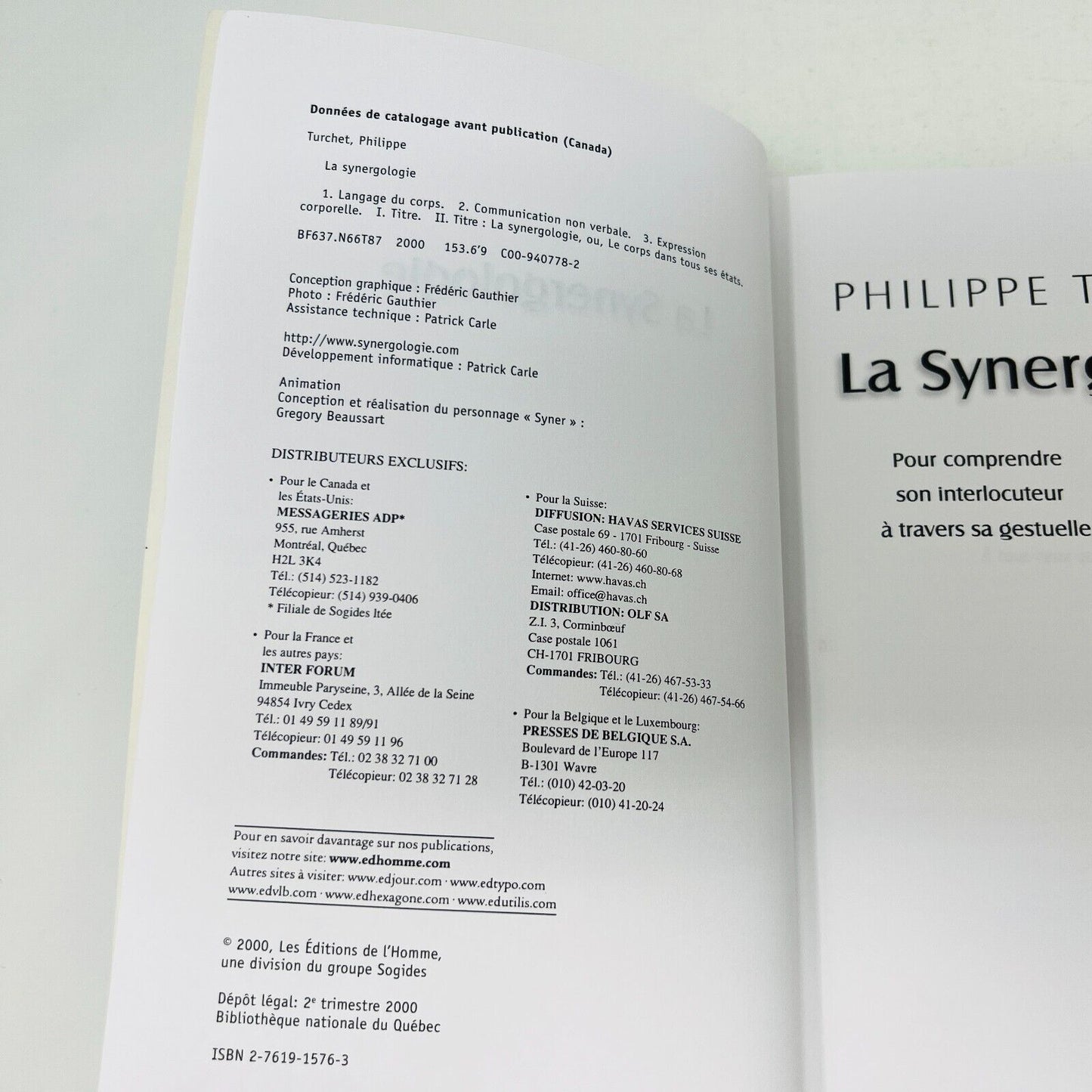 La Synergologie de Philippe Turchet Comprendre la Gestuelle d'un Interlocuteur