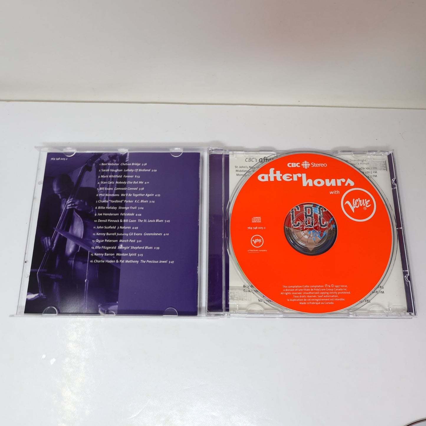 CBC's After Hours 2 CD Lot Ross Porter's After Hours/Blue Note Collection #2 90s