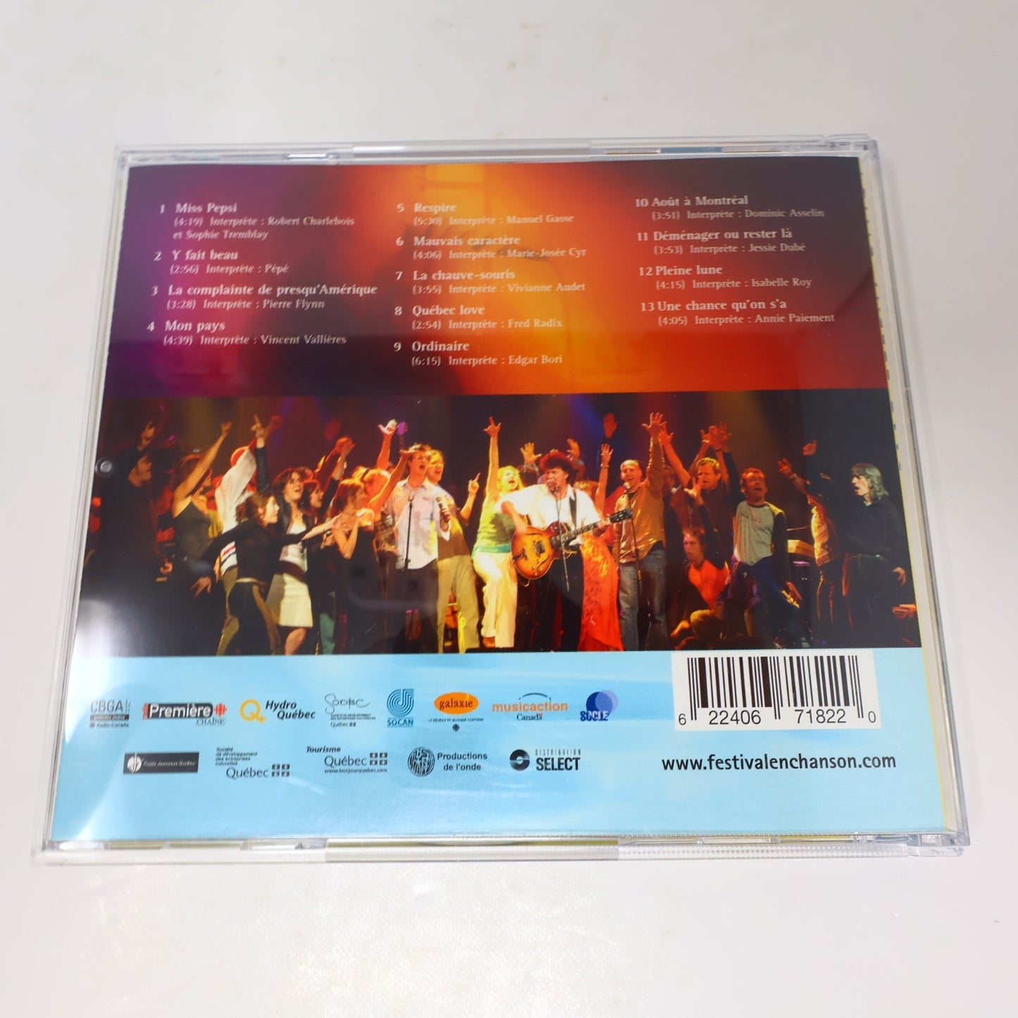 Festival en Chanson Petite Vallée 20 Ans/2003 Lot 2 CDs Boucher/Charlebois/Flynn