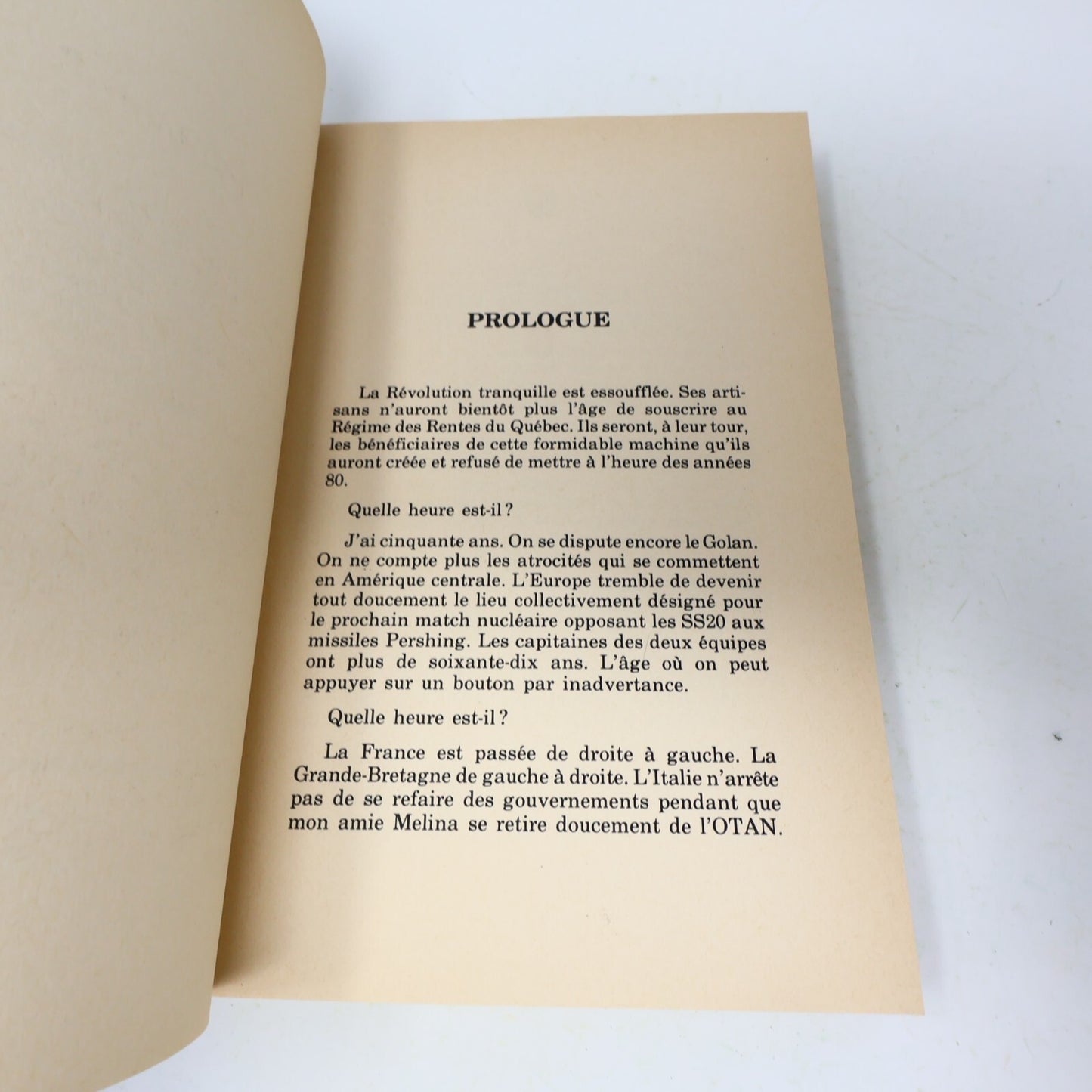 1982 Le Pouvoir? Connais Pas! Lise Payette Québec Amérique Biographie Politique