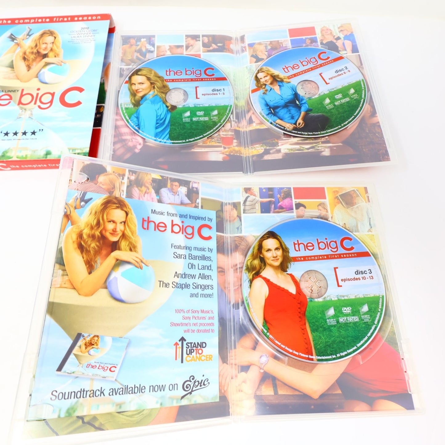 The Big C 2 DVD Lot Seasons 1-2 Laura Linney Comedy Drama NTSC S2 Factory Sealed
