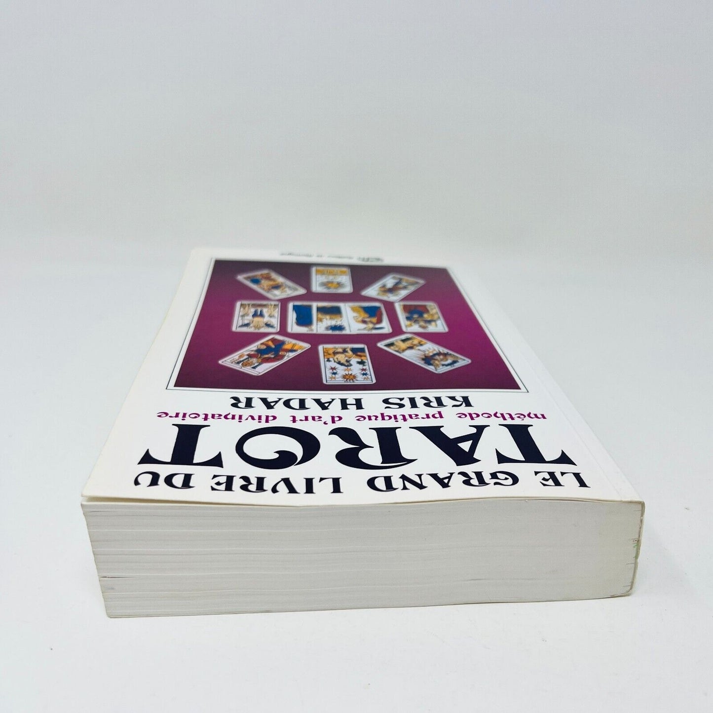 1988 Le Grand Livre du Tarot de Kris Hadar Méthode Art Divinatoire en Français