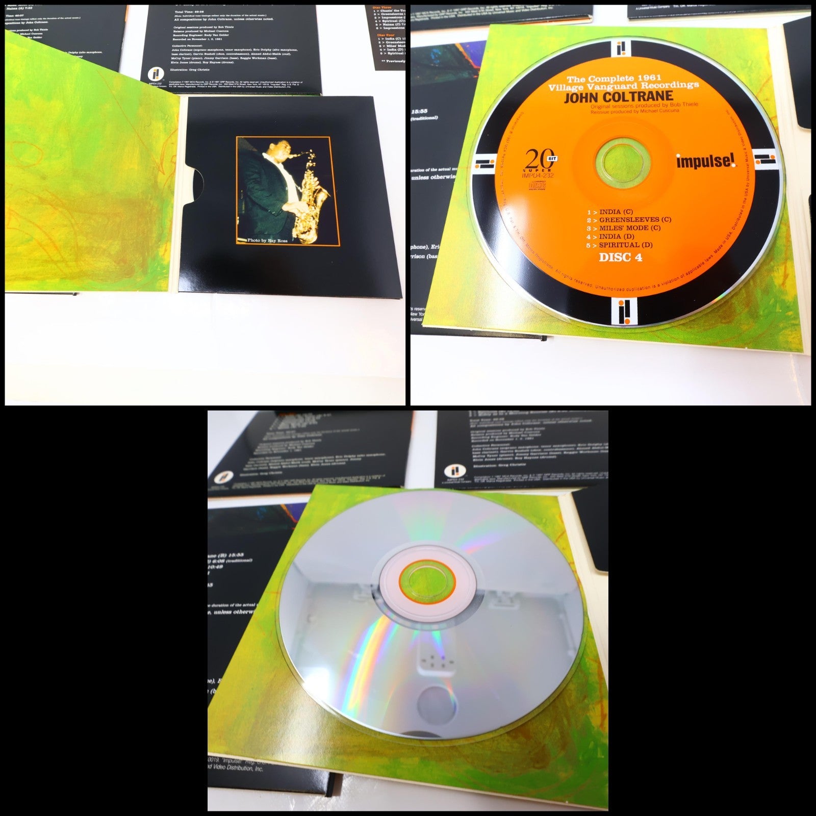 The Complete 1961 Village Vanguard Recordings CD John Coltrane Impulse! 1997 90s