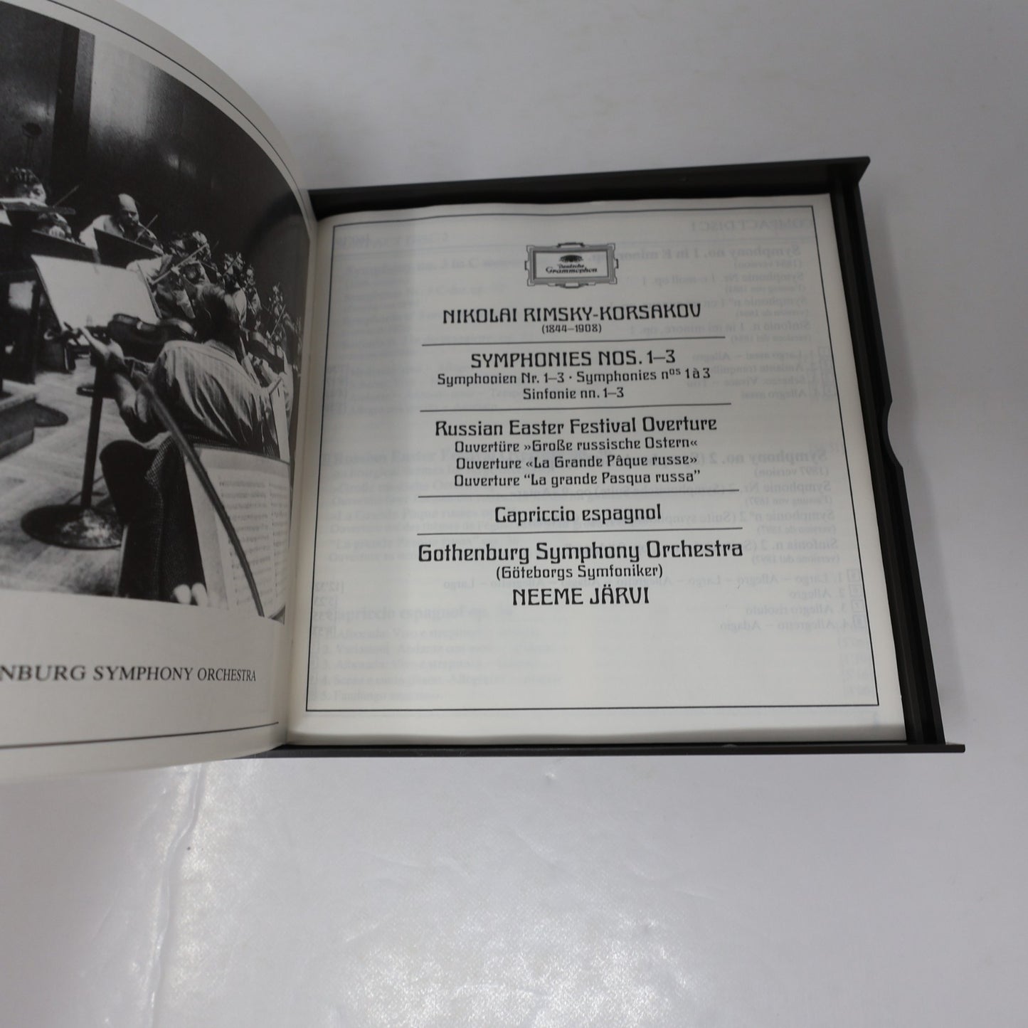 Rimsky-Korsakov 3 Symphonies CD Neeme Järvi/Gothenburg Symphony Orchestra 1988