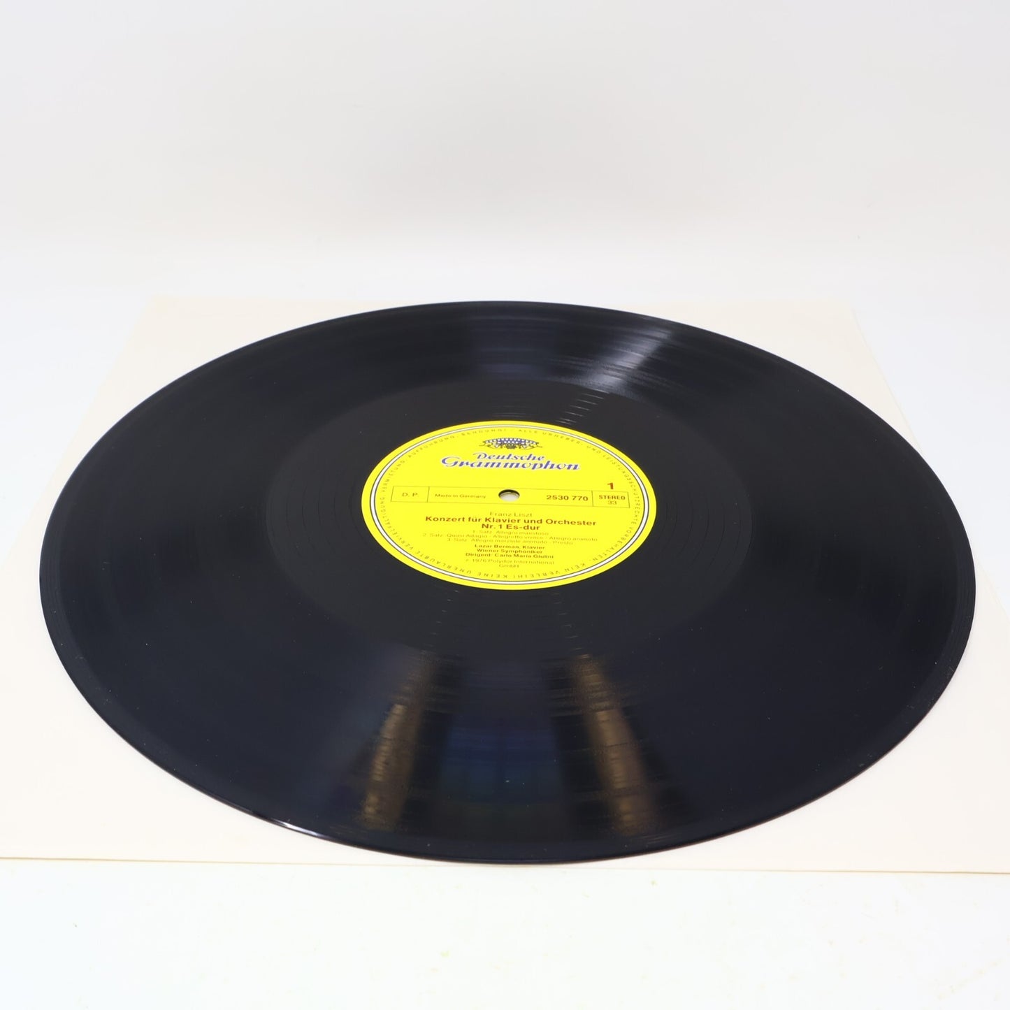 Liszt Lazar Berman Giulini Wiener Piano Concertos 1976 LP Record Vinyl 2530 770
