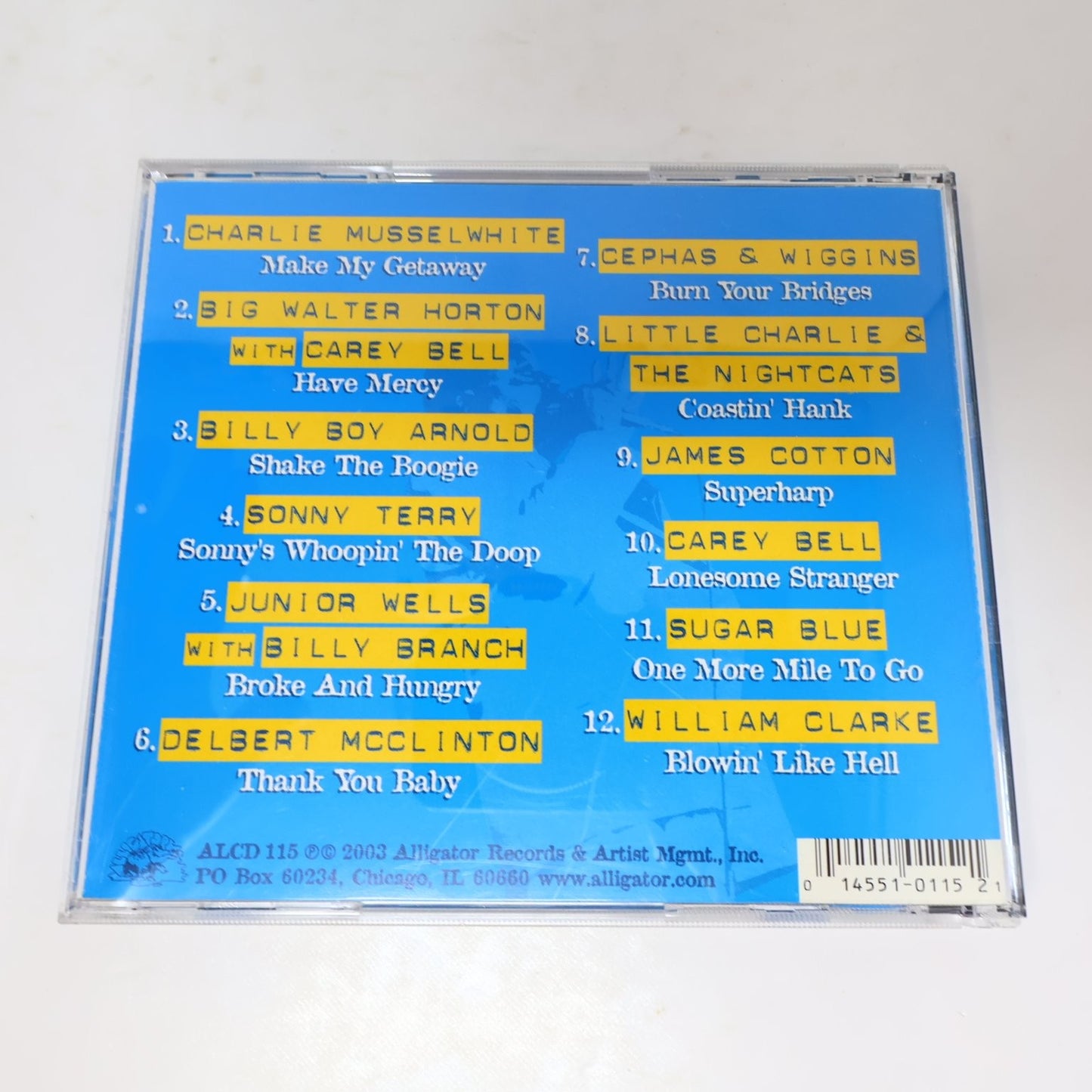 Crucial Harmonica Blues & Crucial Chicago Blues 2003 Alligator 2 CD Lot Blues