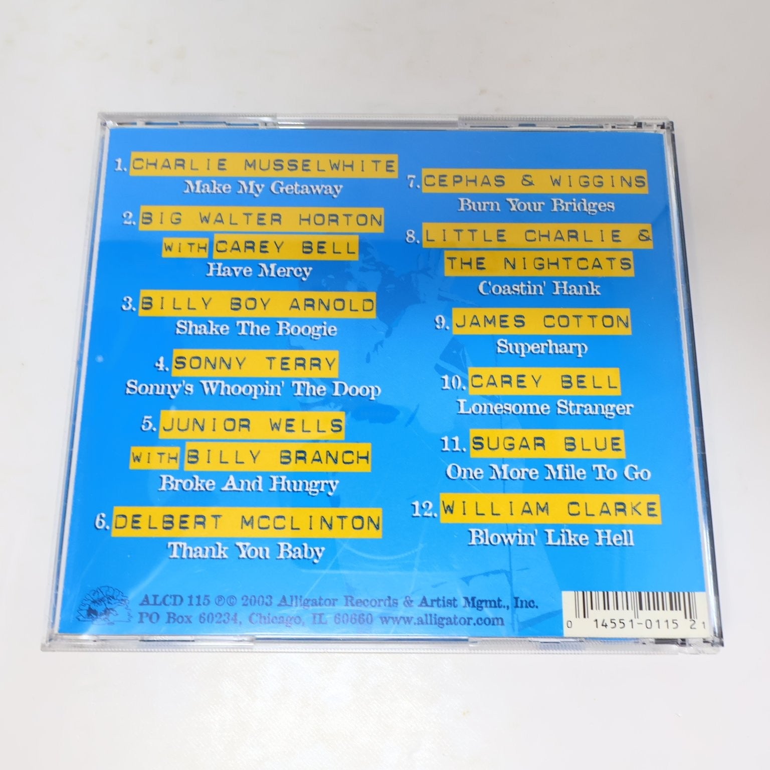 Crucial Harmonica Blues & Crucial Chicago Blues 2003 Alligator 2 CD Lot Blues