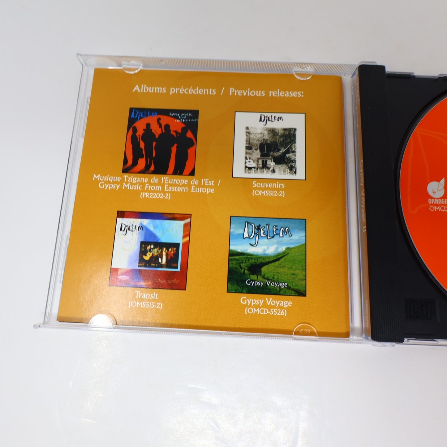 Djelem Gypsy Voyage II #2 Orange Music CD Boucles D'Or/Yamshick 2003 OMCD-5530